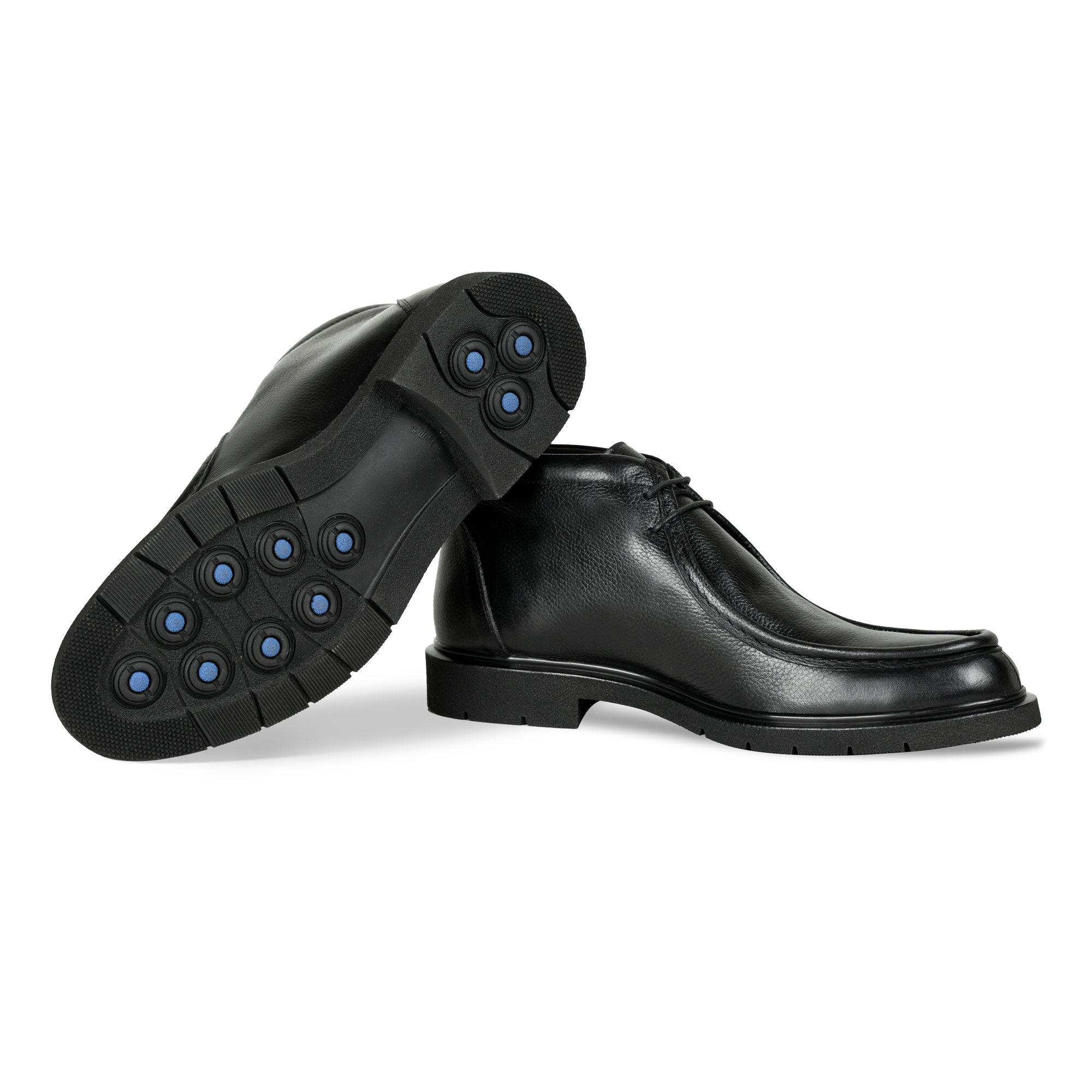 Murphy: Demi Bottes Homme - Cuir Noir