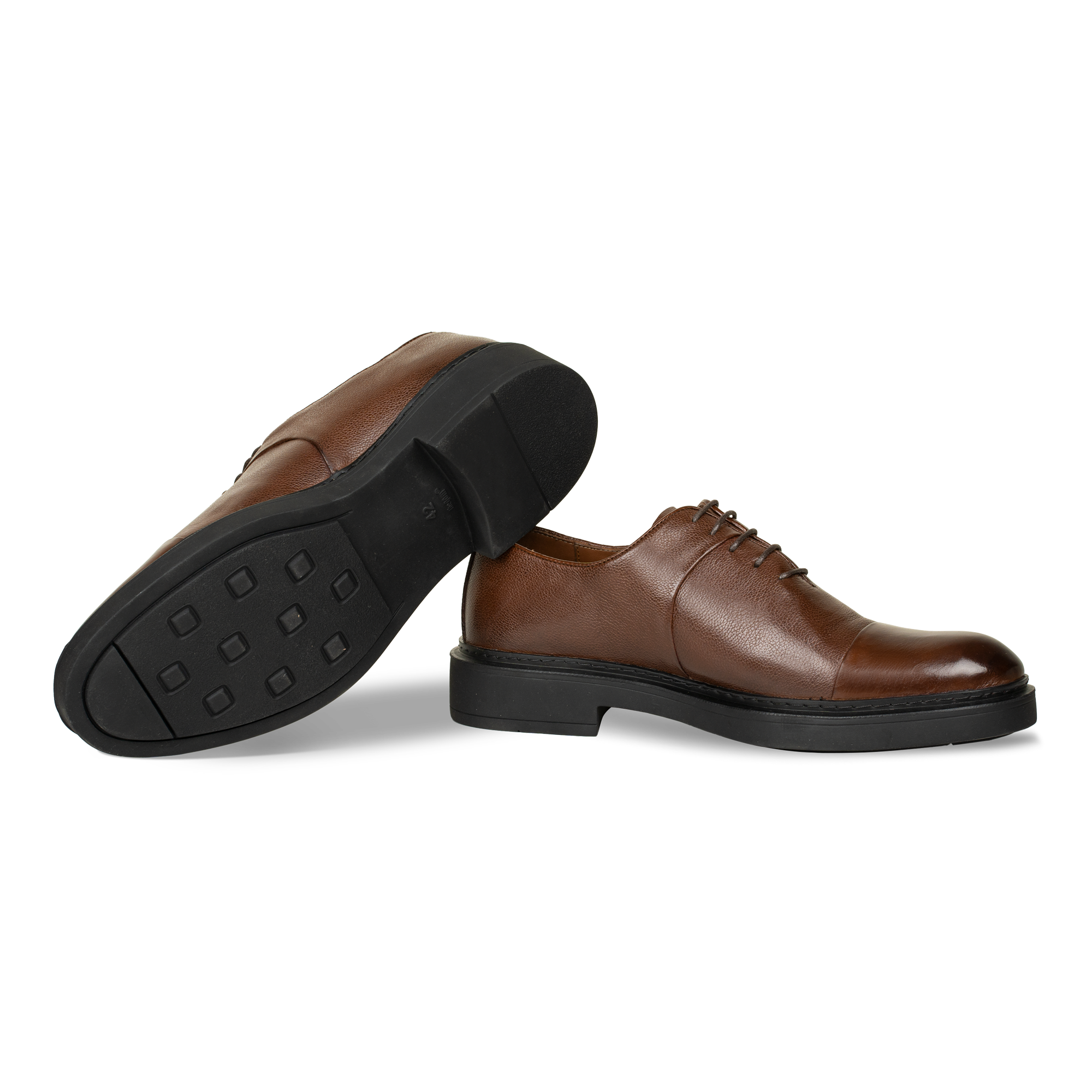 Edouard: Richelieu Homme - Cuir Marron
