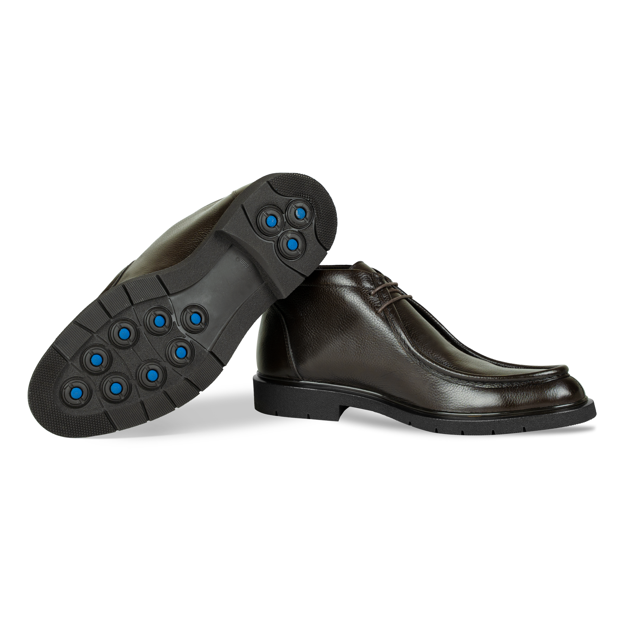 Murphy: Demi Bottes Homme - Cuir Marron