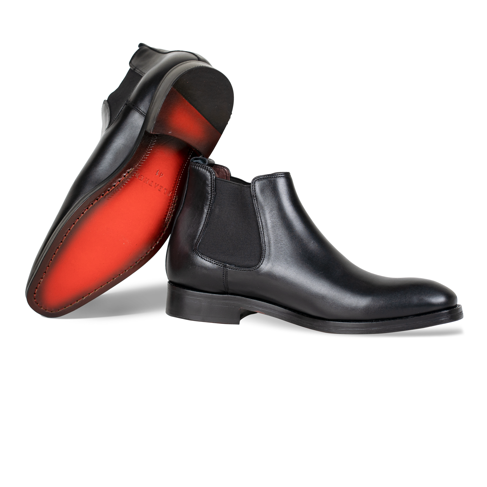 Brian: Chelsea Boots Homme - Cuir Noir