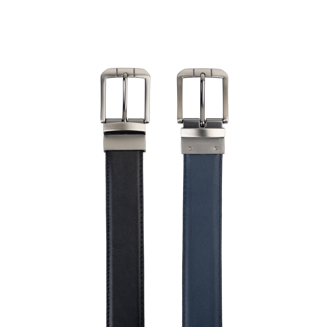 Ceinture: C64 Double Face Noir/bleu