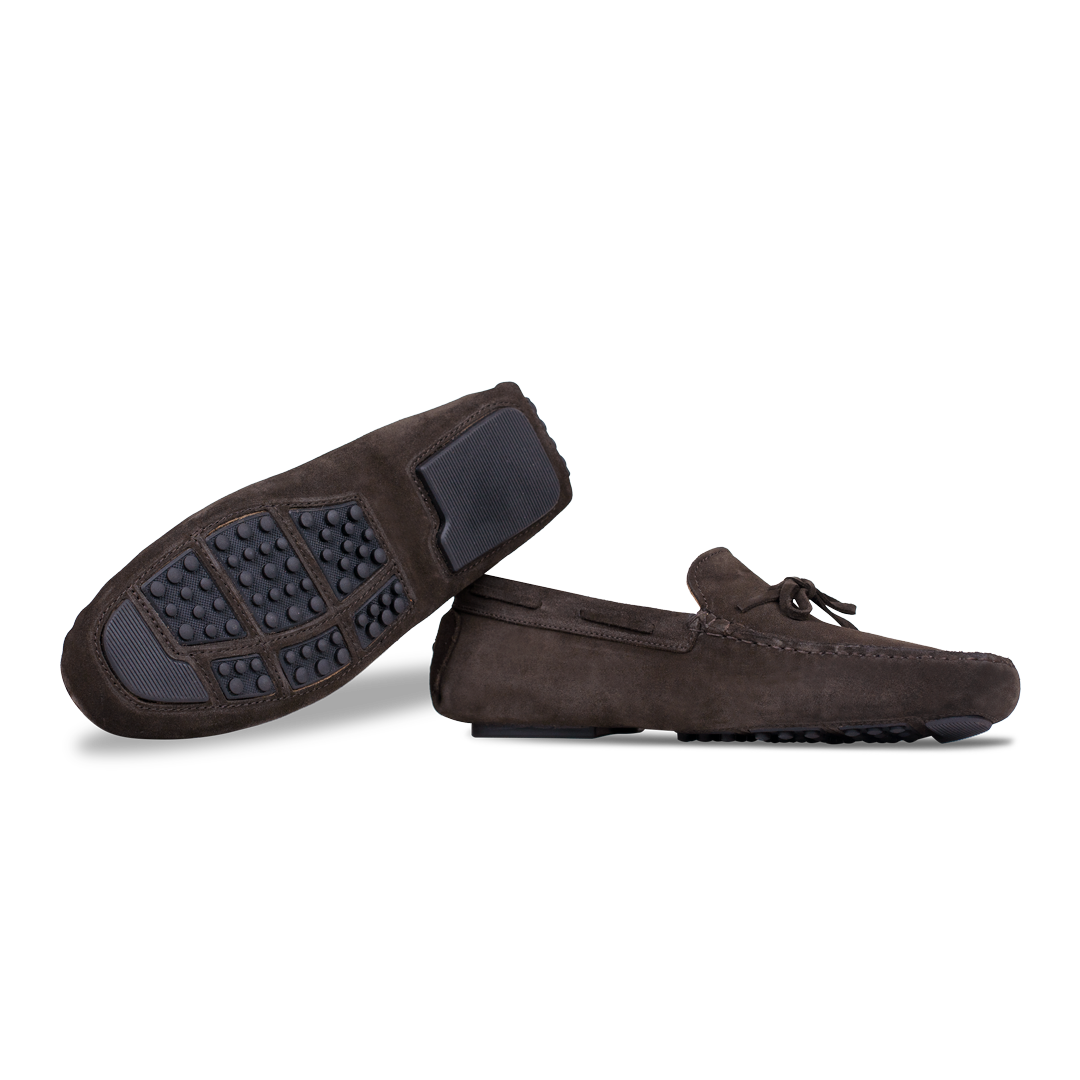 Jacob: Mocassin Homme - Gomme Marron