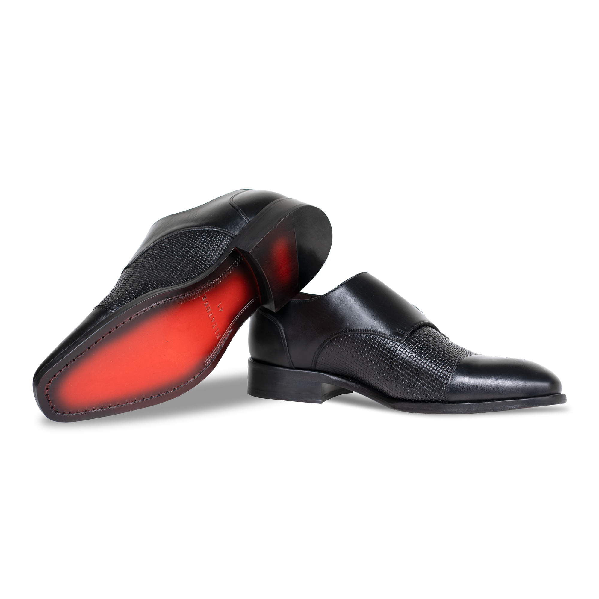 Forest: Chaussures à boucles - Cuir Noir