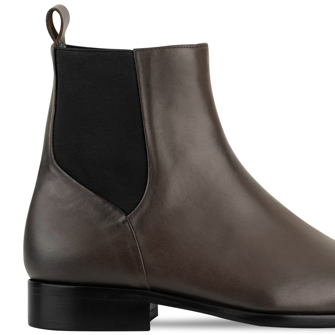 Cavan: Chelsea Boots Homme - Cuir Marron