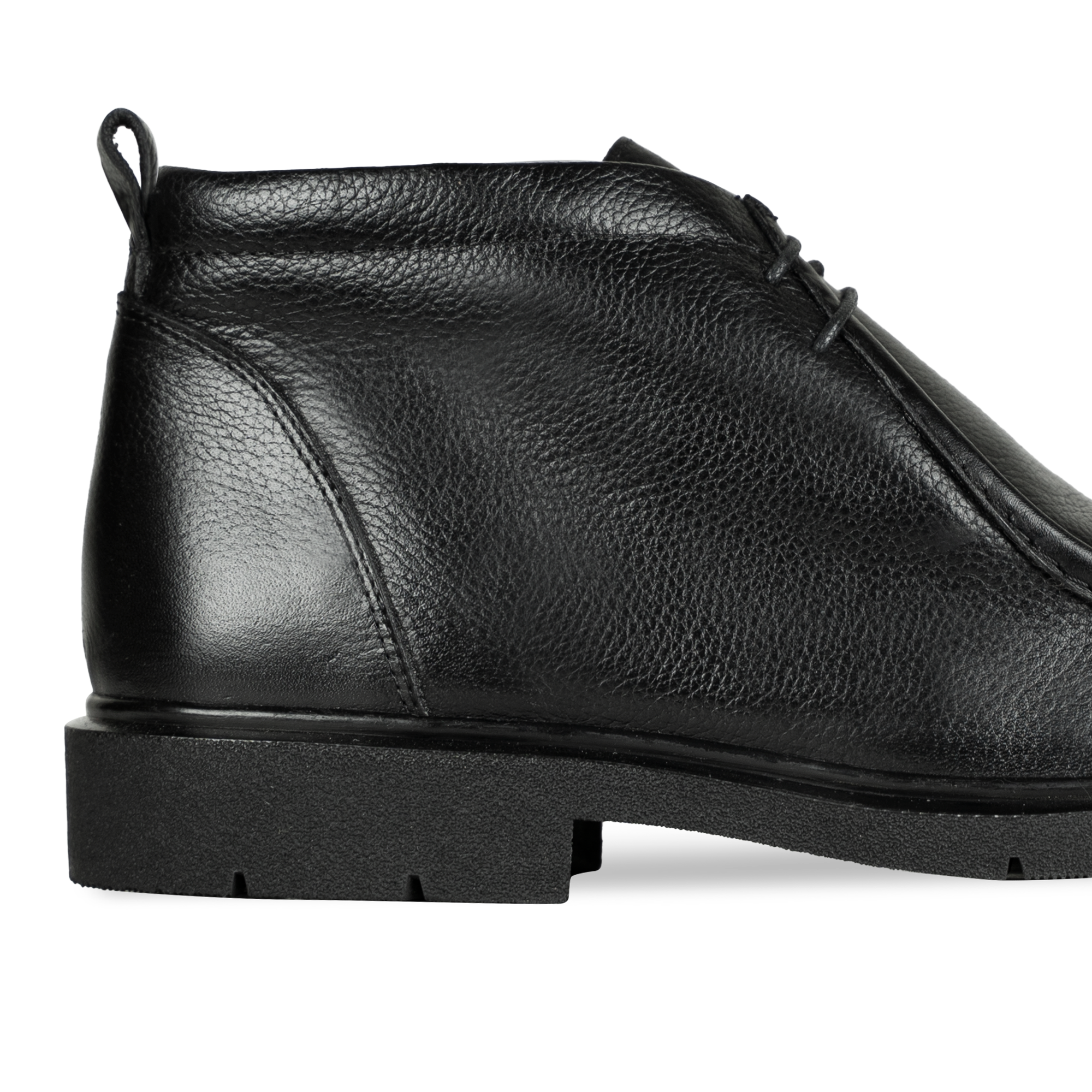 Murphy: Demi Bottes Homme - Cuir Noir