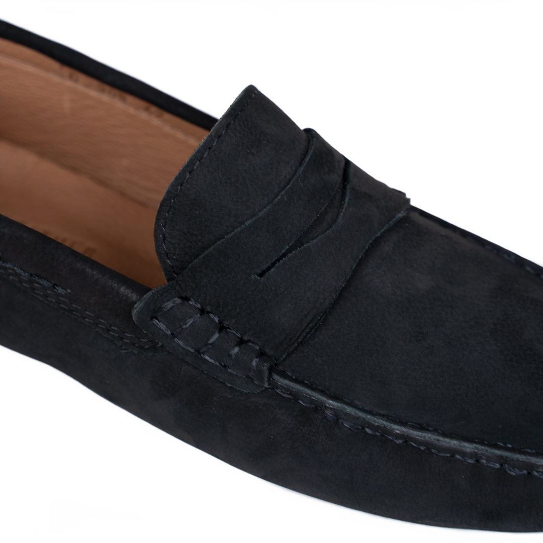 Gary: Mocassin Homme - Cuir Noir