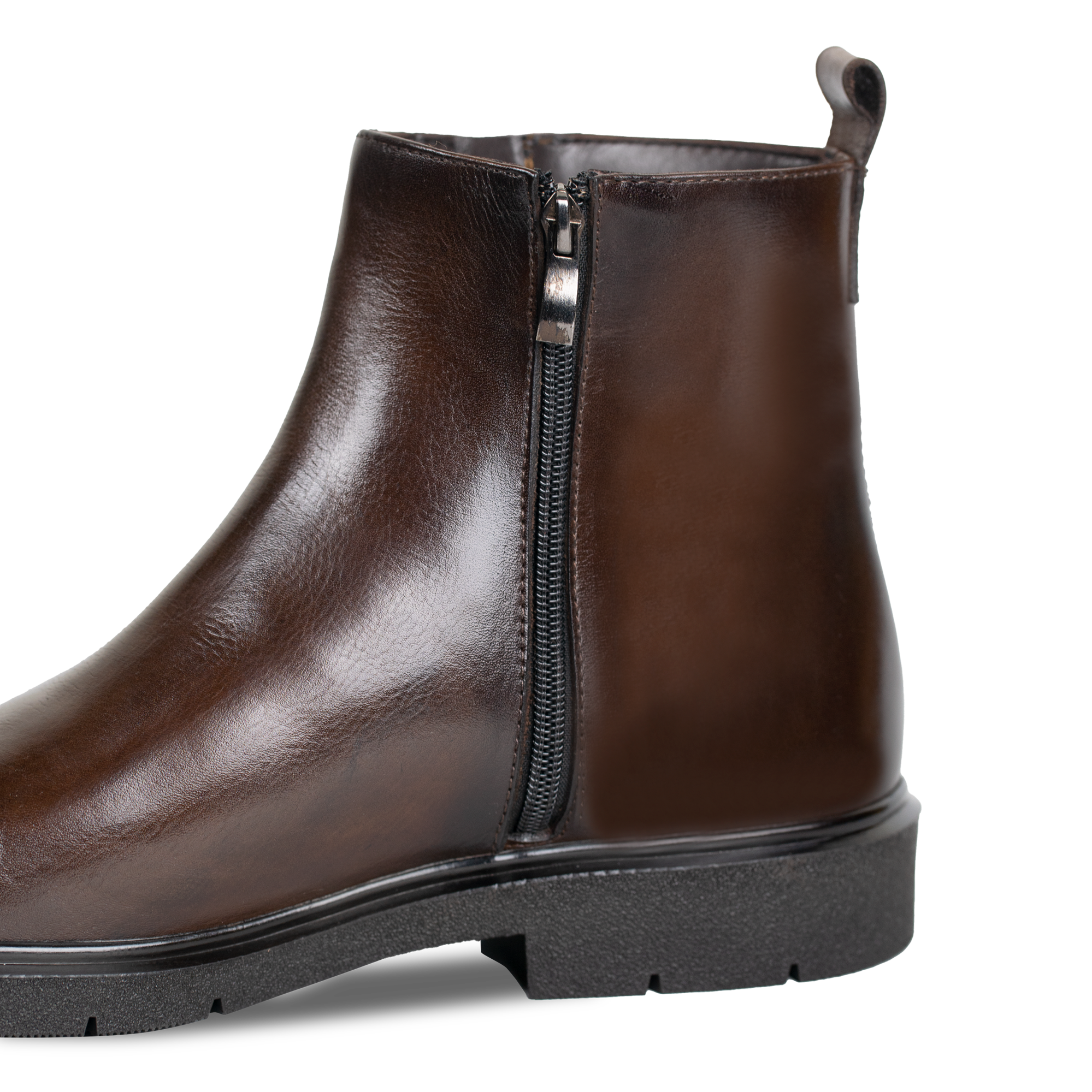 Ralph: Boots Homme - Cuir Marron