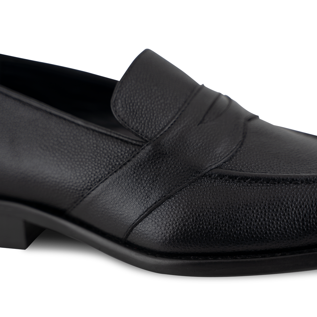 River: Mocassin Homme - Cuir Noir