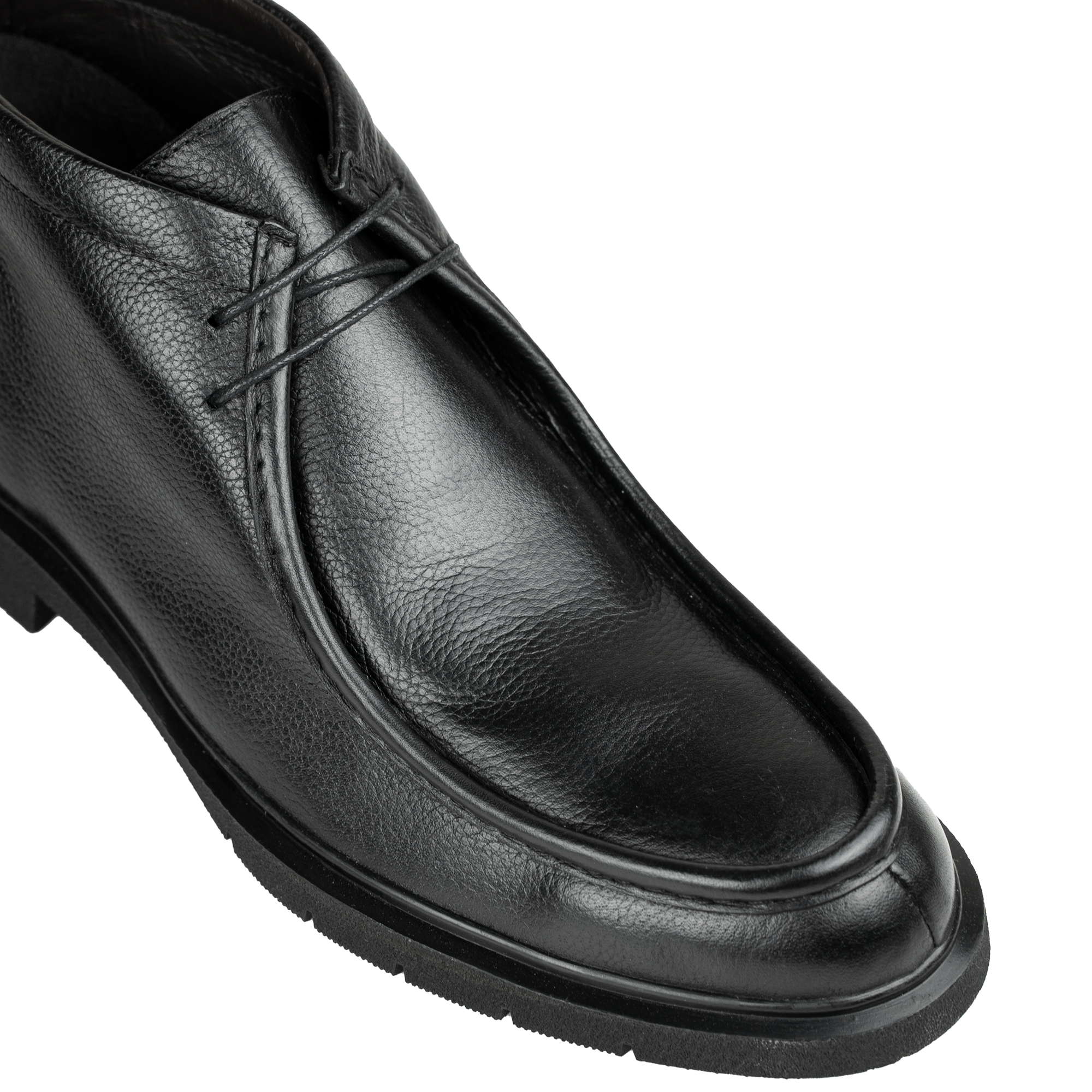 Murphy: Demi Bottes Homme - Cuir Noir