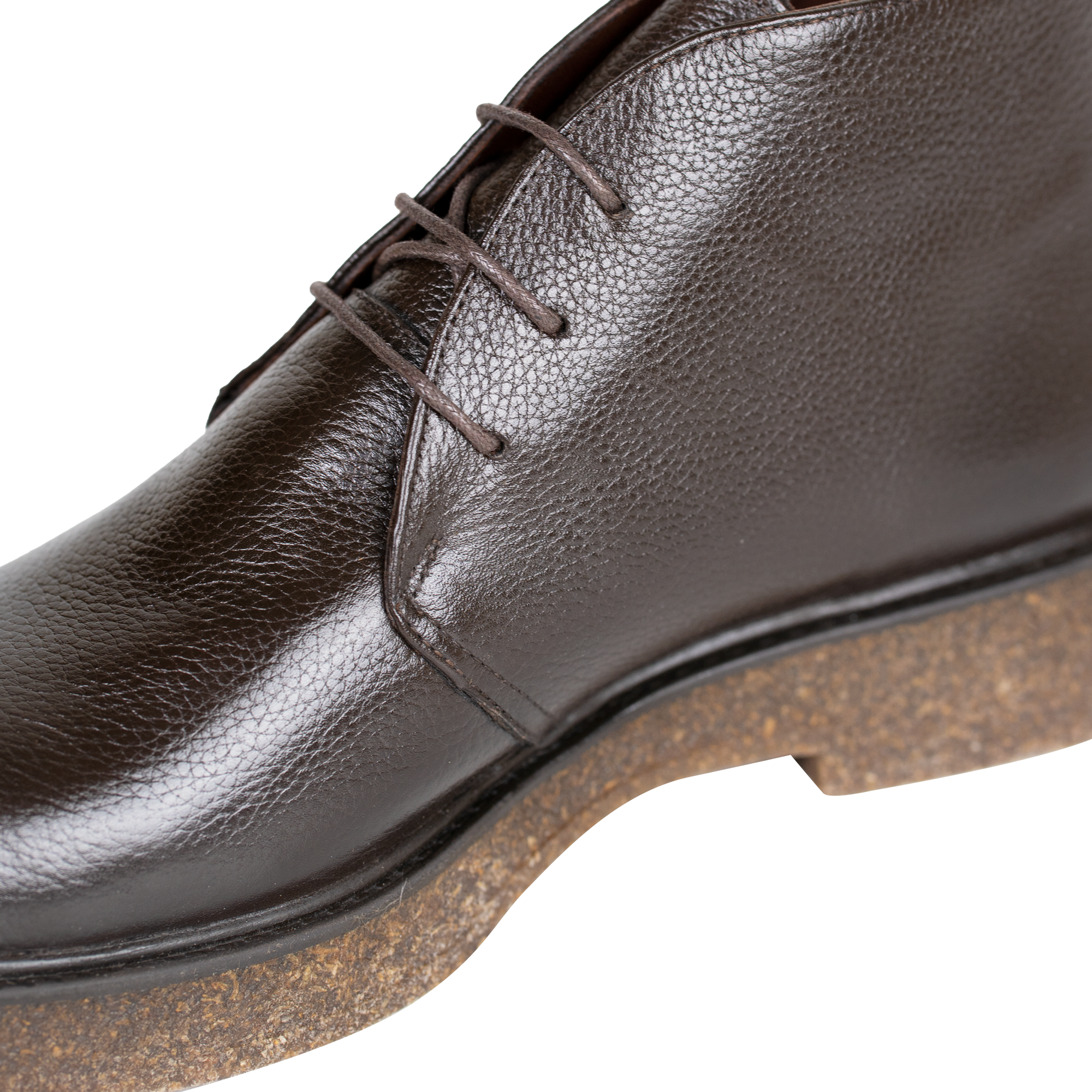 Brooking: Demi Bottes Homme - Cuir Marron