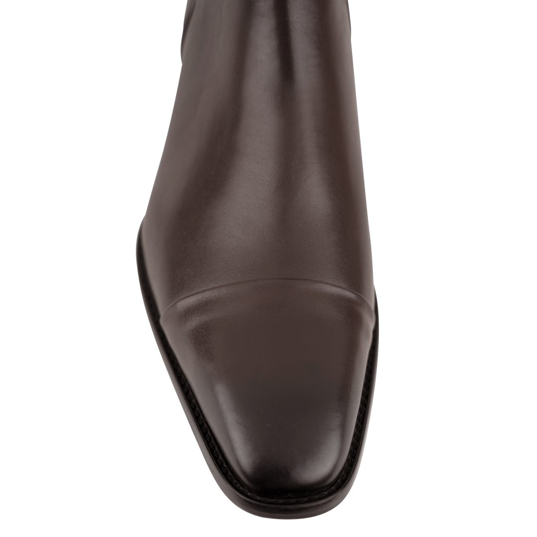 Cavan: Chelsea Boots Homme - Cuir Marron