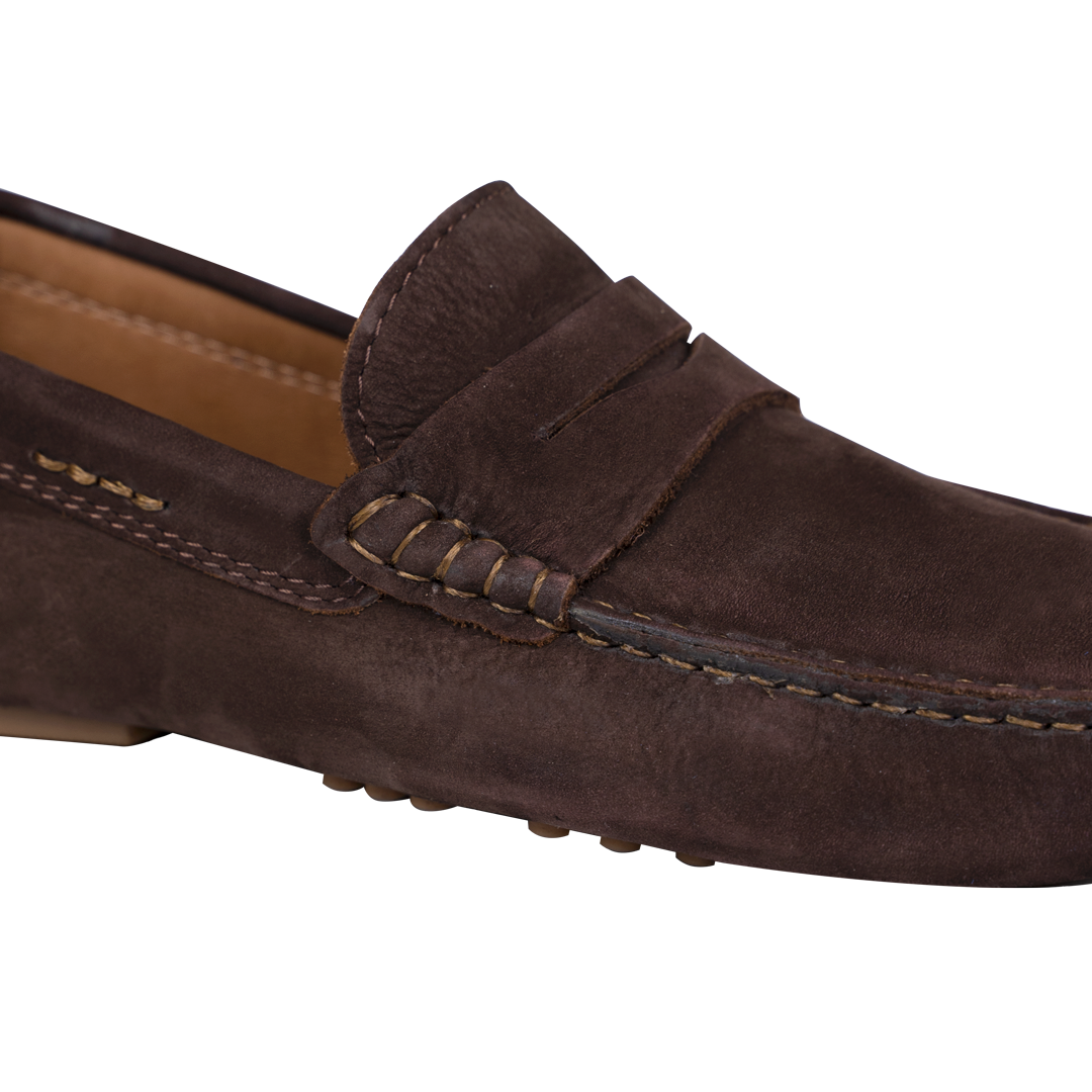 Gary: Mocassin Homme - Cuir Marron