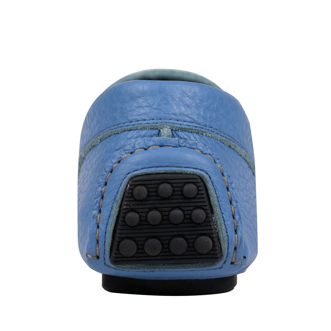 Gary:Mocassin Homme - Gomme Bleu Azur