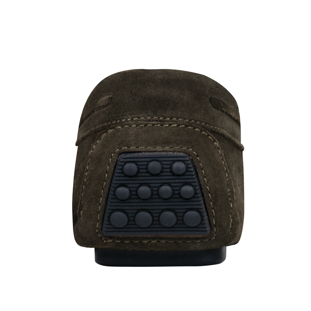 Jacob: Mocassin Homme - Daim Vert