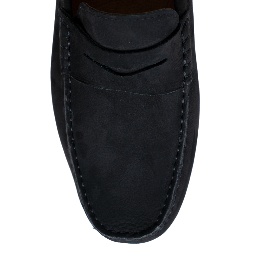 Gary: Mocassin Homme - Cuir Noir