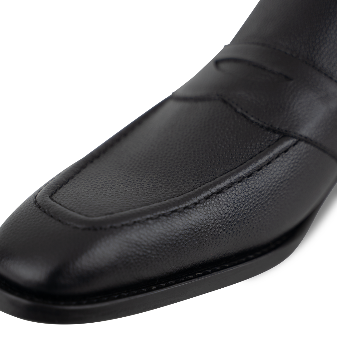 River: Mocassin Homme - Cuir Noir