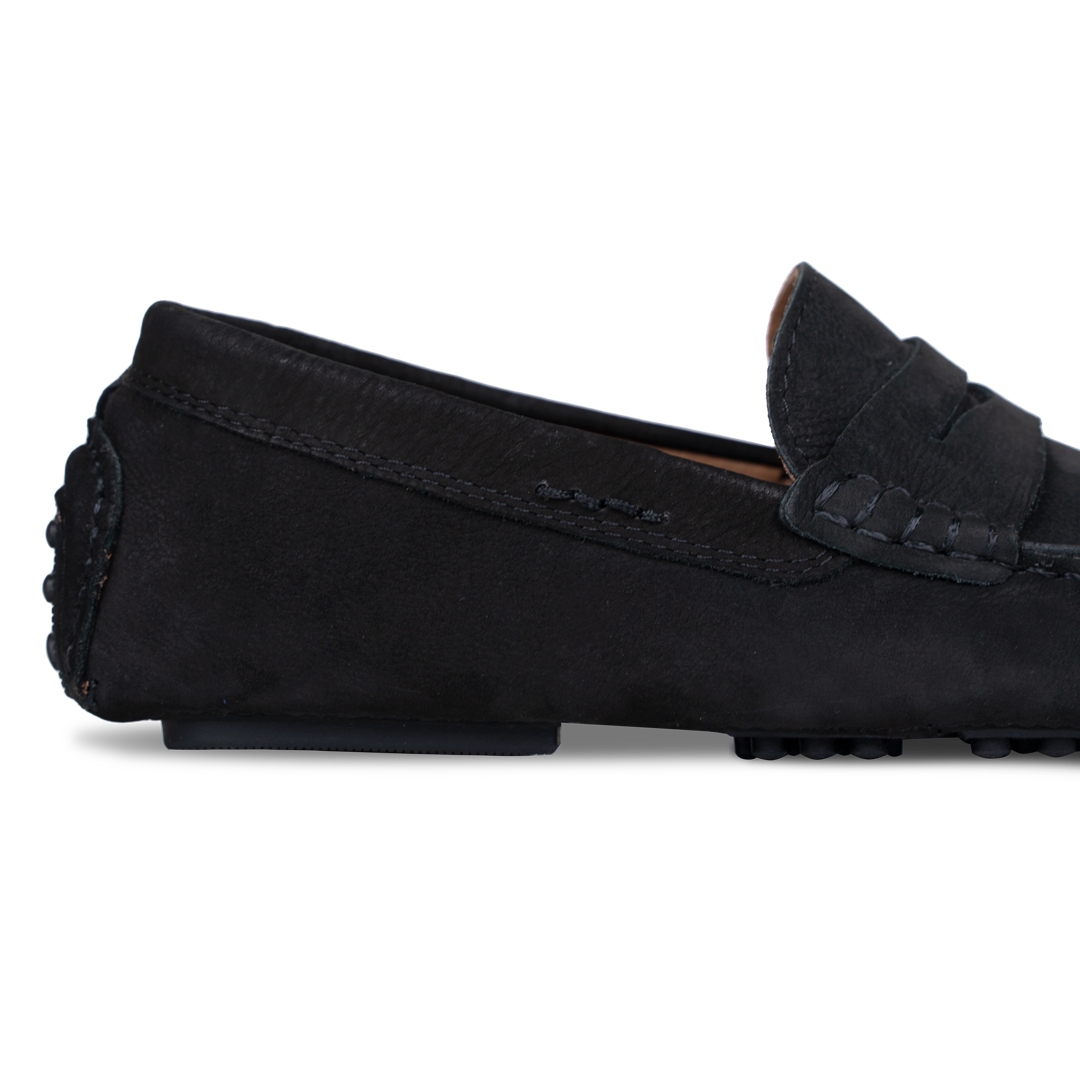 Gary: Mocassin Homme - Cuir Noir