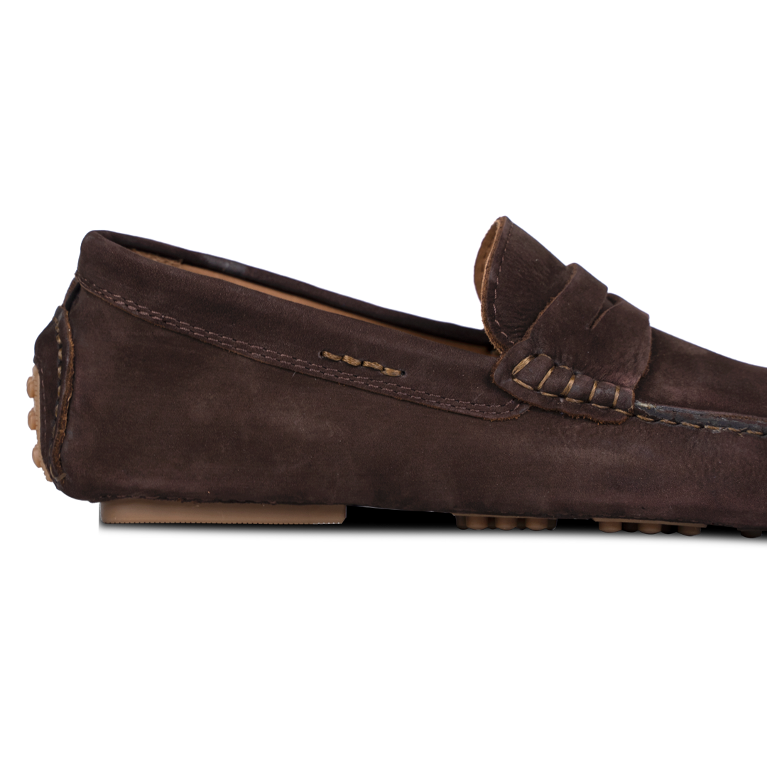 Gary: Mocassin Homme - Cuir Marron
