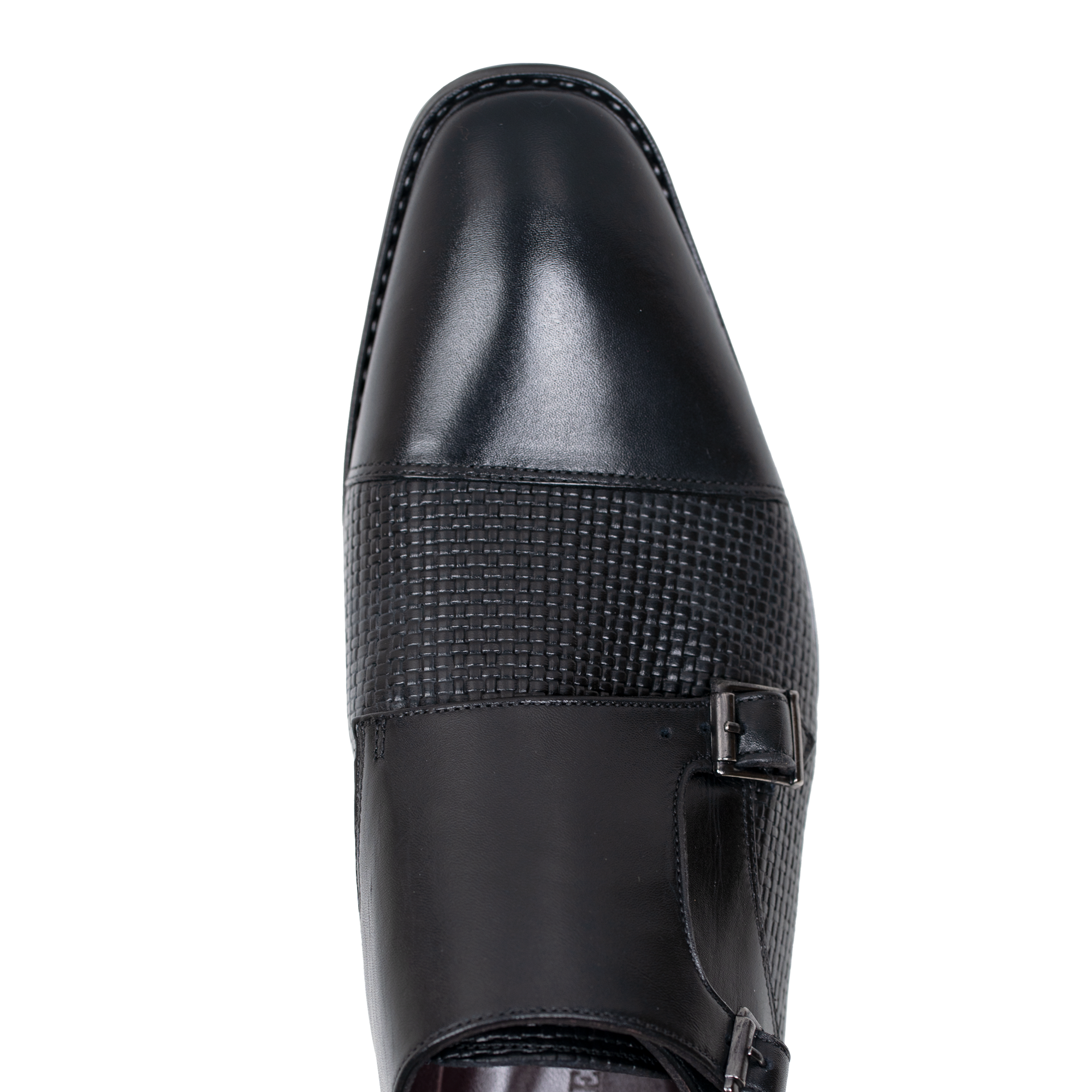 Forest: Chaussures à boucles - Cuir Noir
