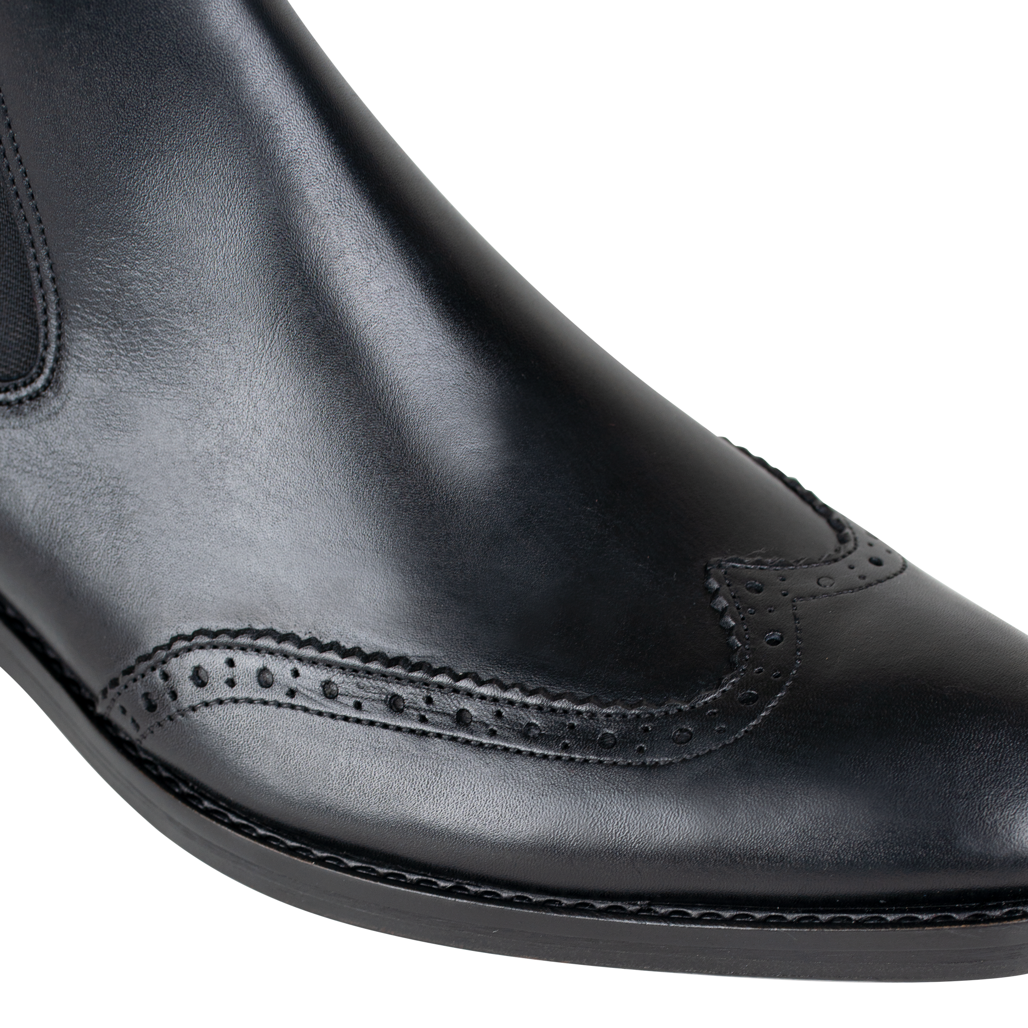 Gareth: Chelsea Boots Homme - Cuir Noir