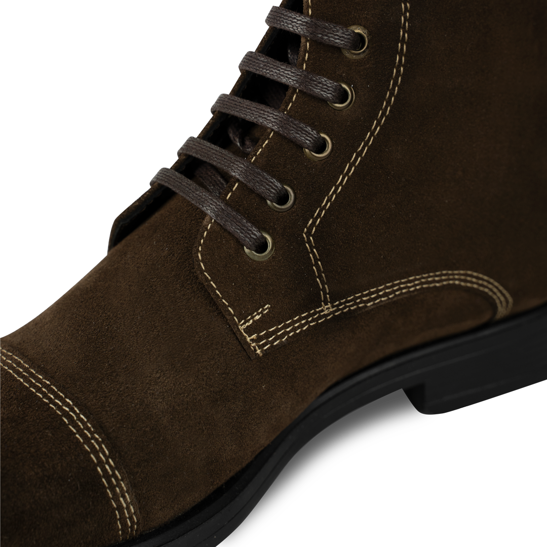 Becker: Boots Homme - Cuir Marron