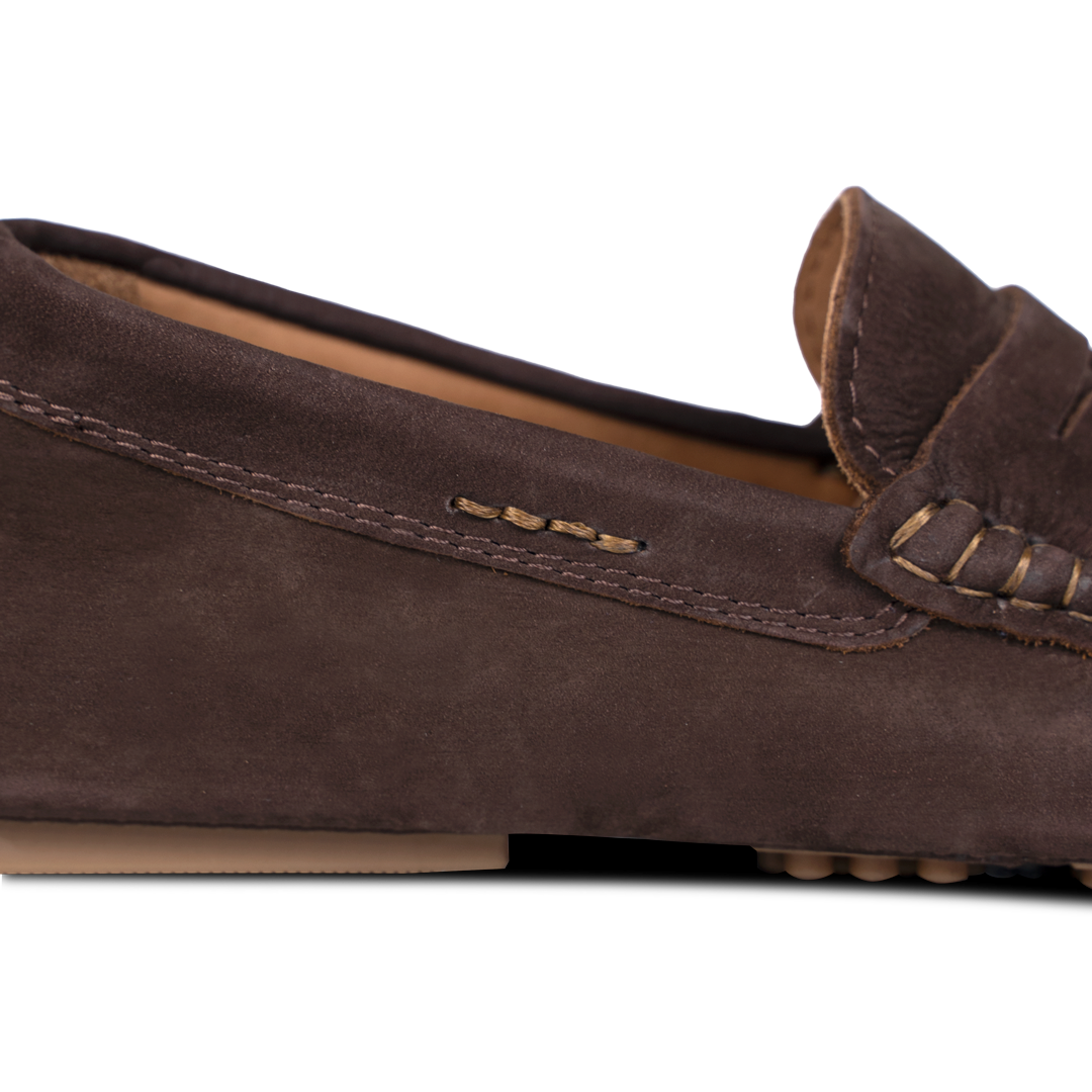 Gary: Mocassin Homme - Cuir Marron