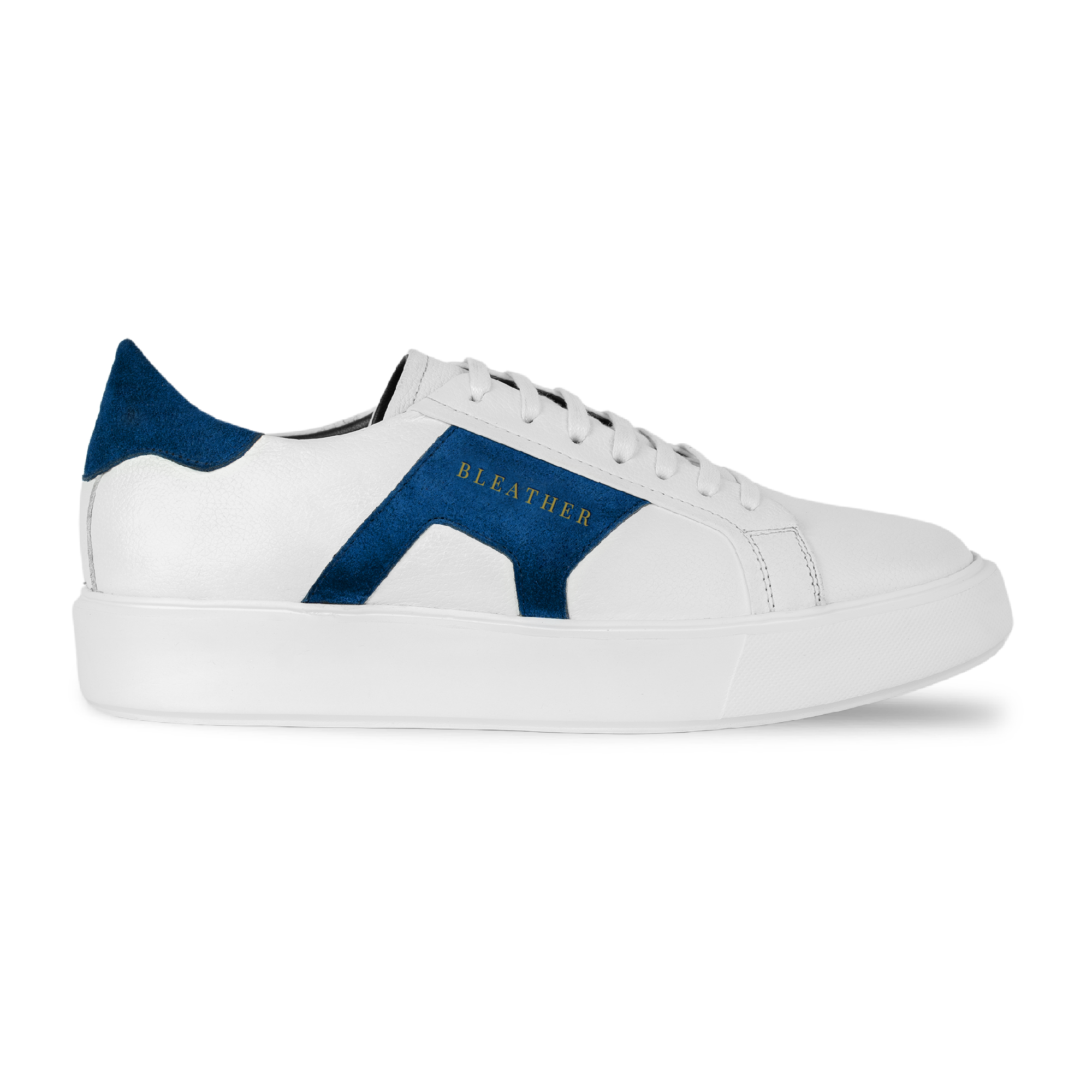 Egbert: Sneakers Homme - Cuir Blanc B'