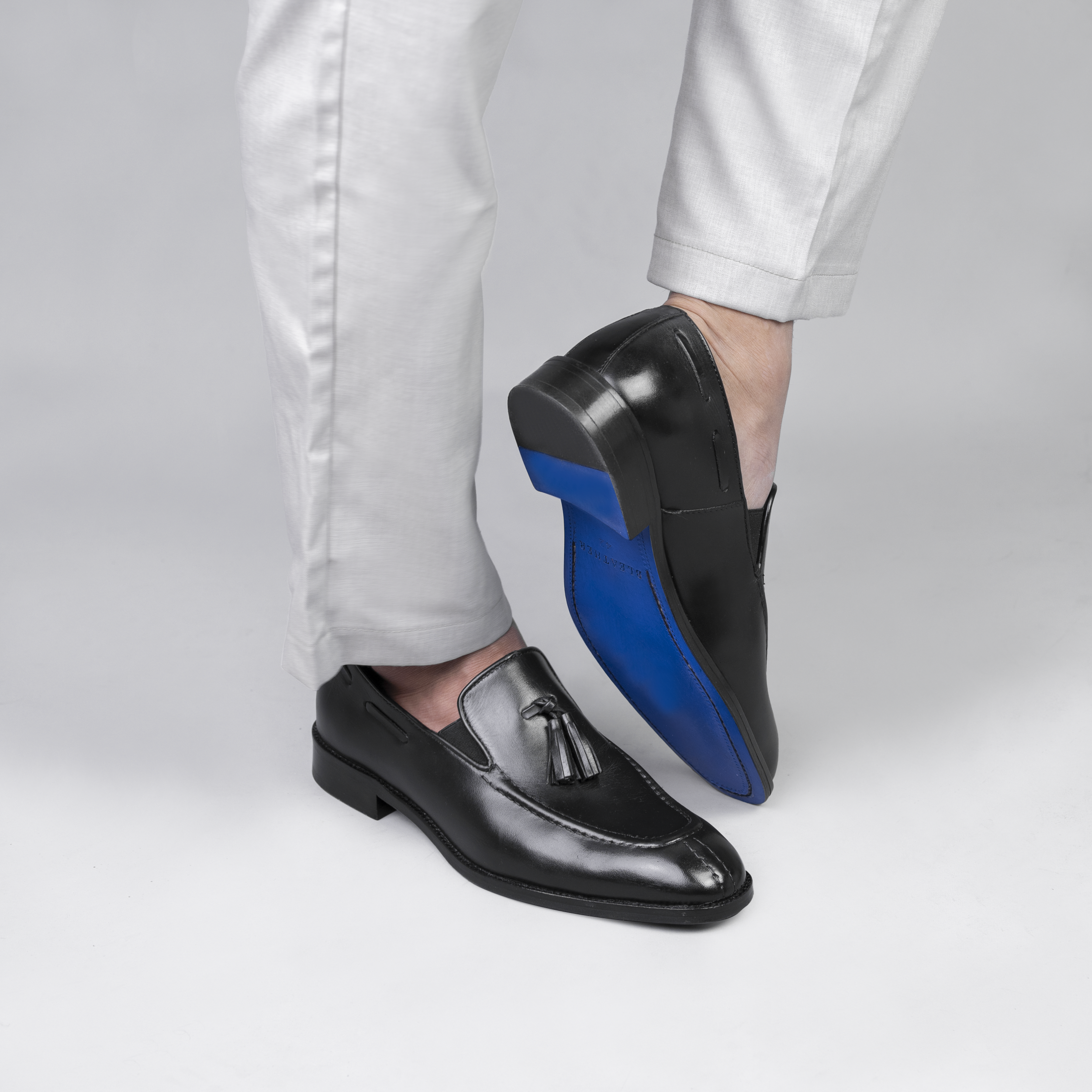 Reign: Mocassin Homme - Cuir Noir