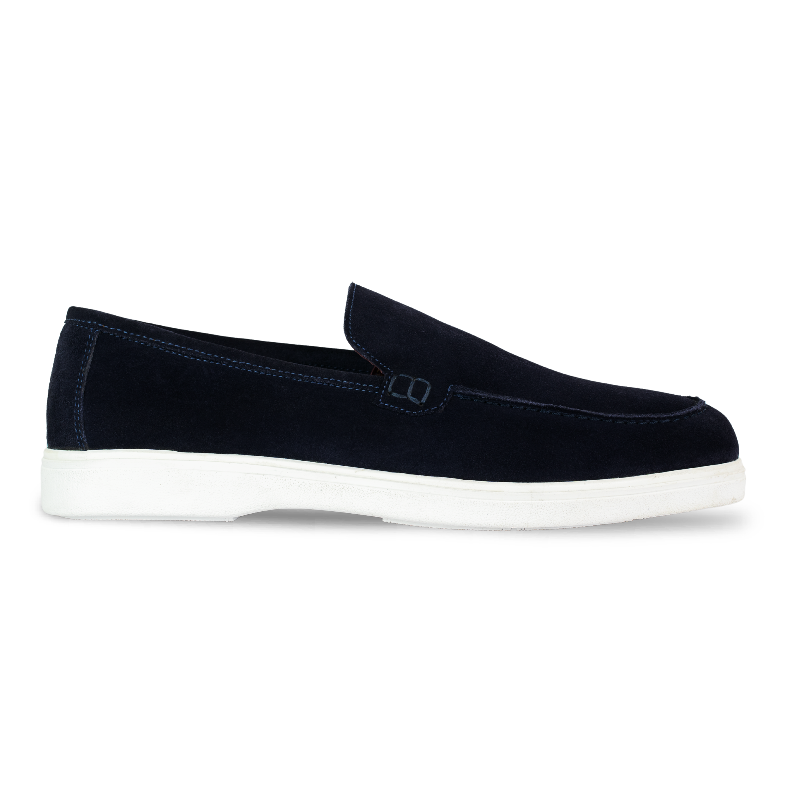 Preston : Mocassin Homme - Daim Bleu