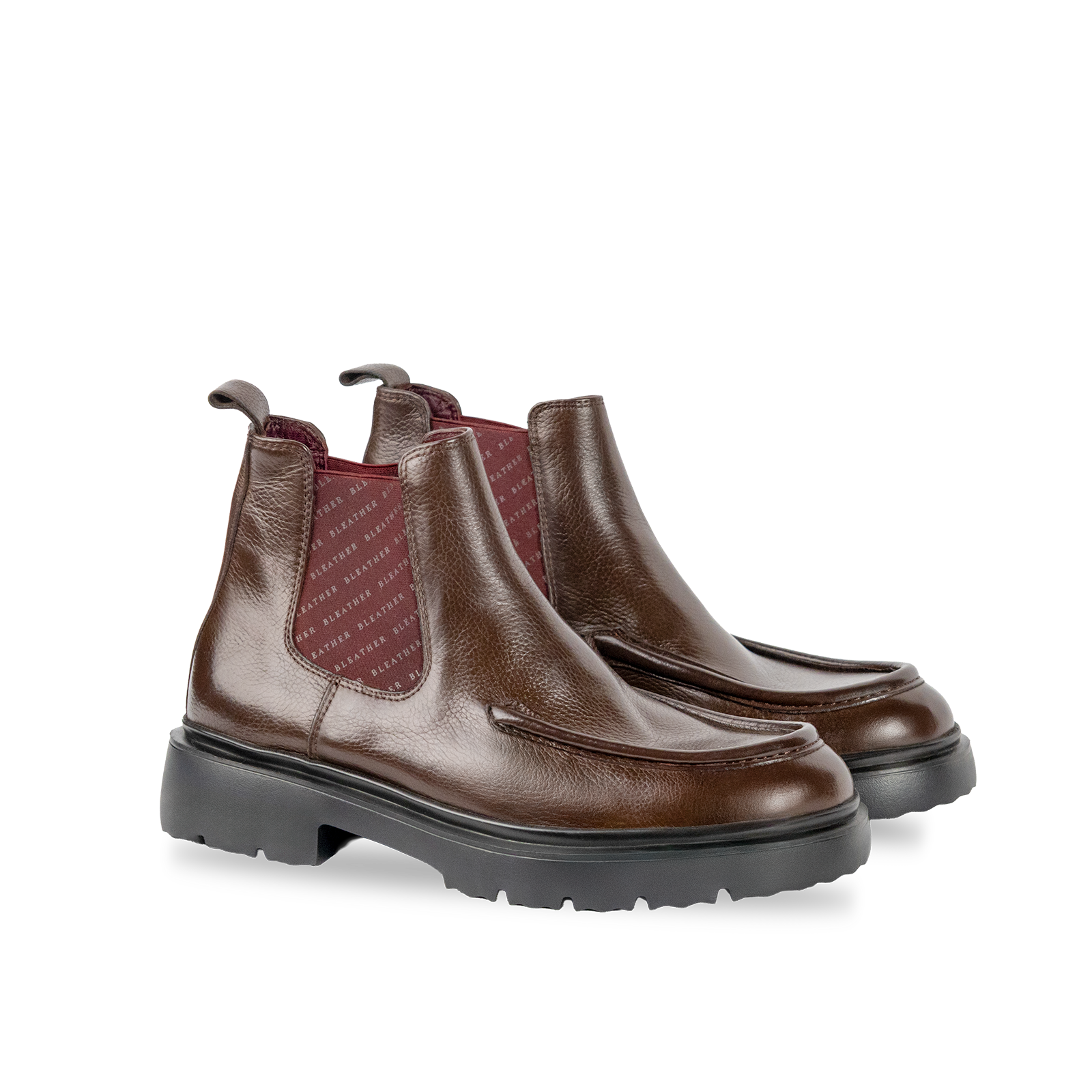 Spencer: Chelsea Boots Homme - Cuir Marron
