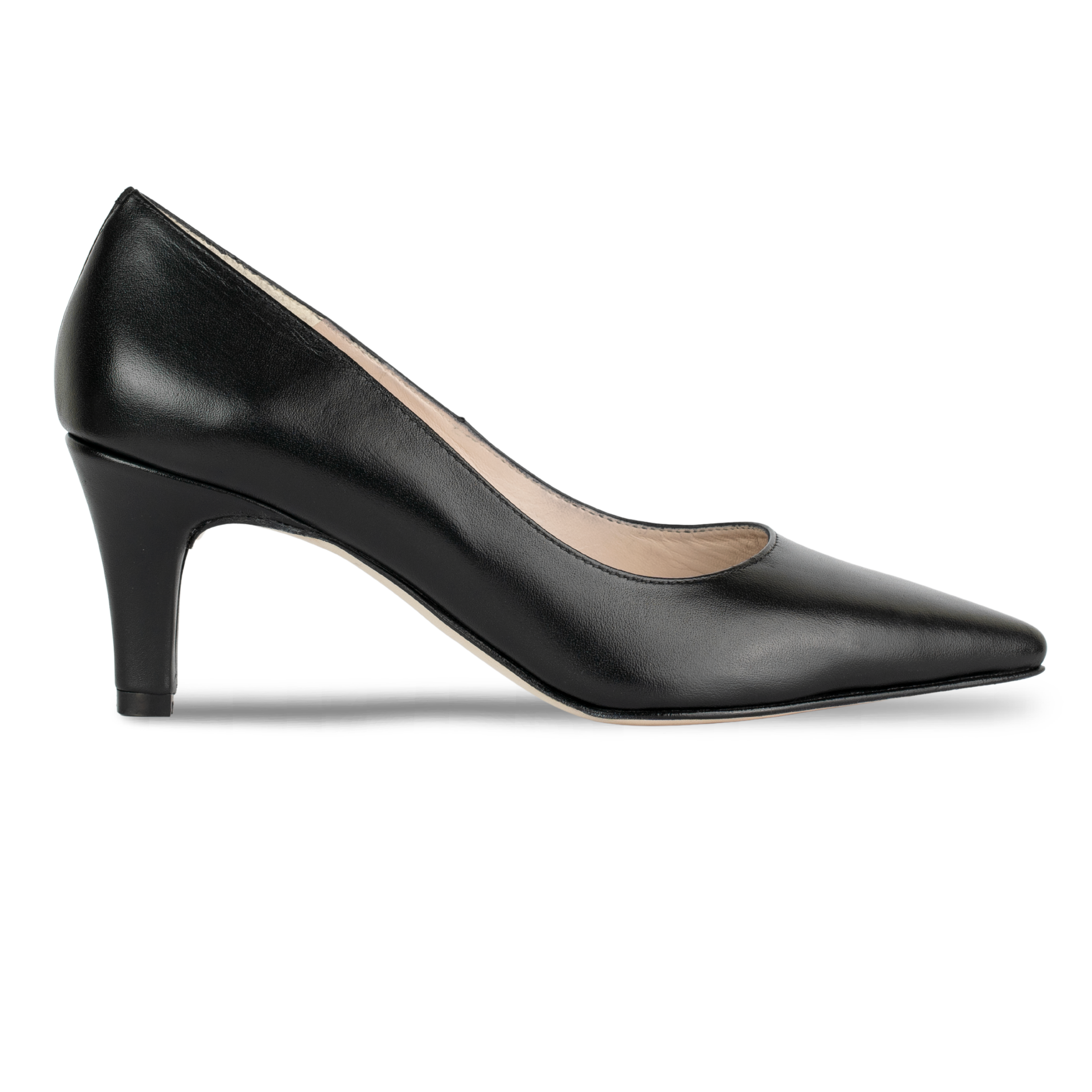Poppy: Escarpins Femme - Cuir Noir
