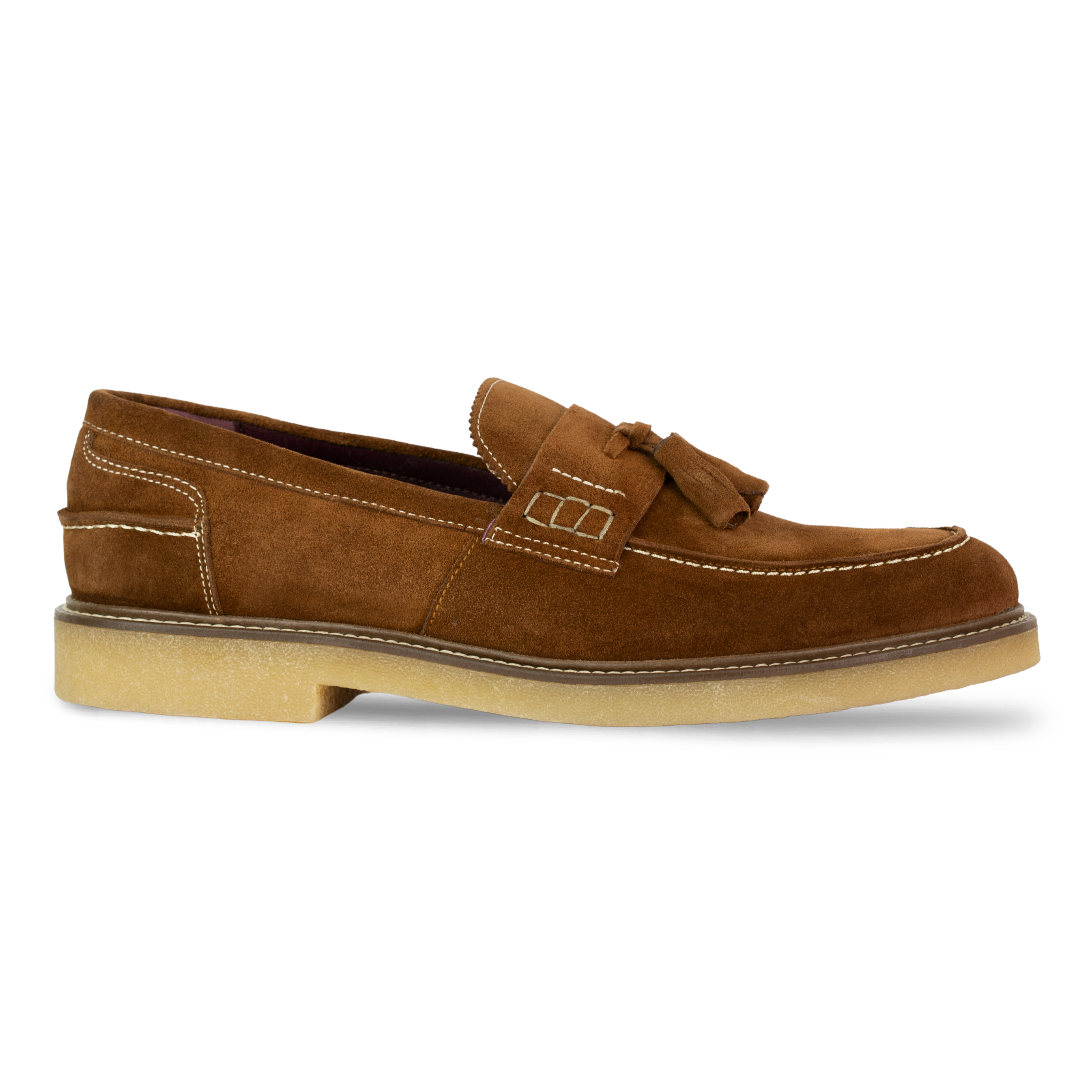 Cambridge: Mocassin Homme - Daim Marron