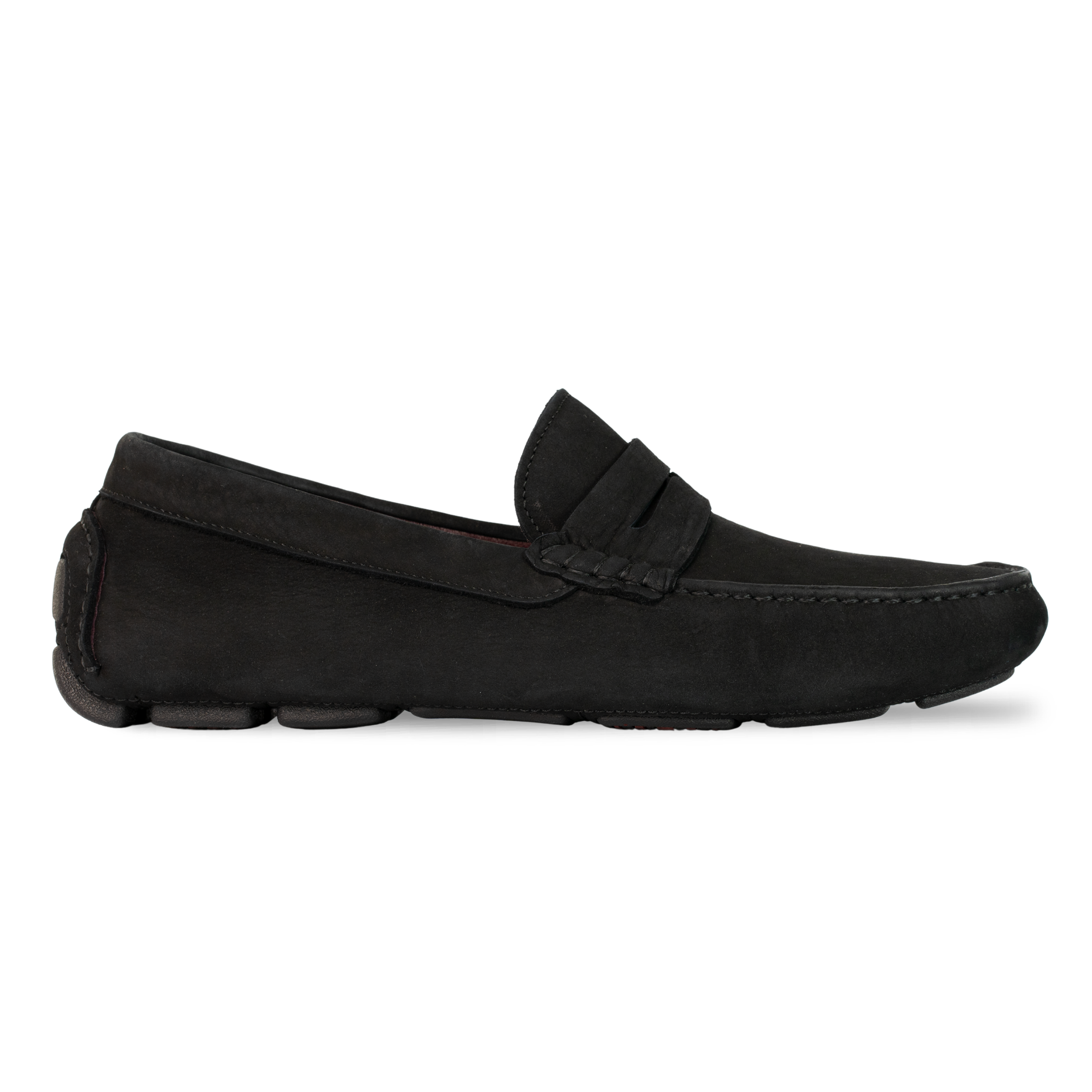 Harvey : Mocassin Homme - Nubuck Noir