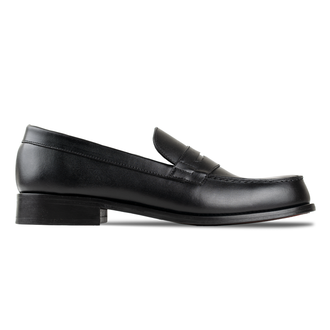 Beverley: Mocassin Homme - Cuir Noir