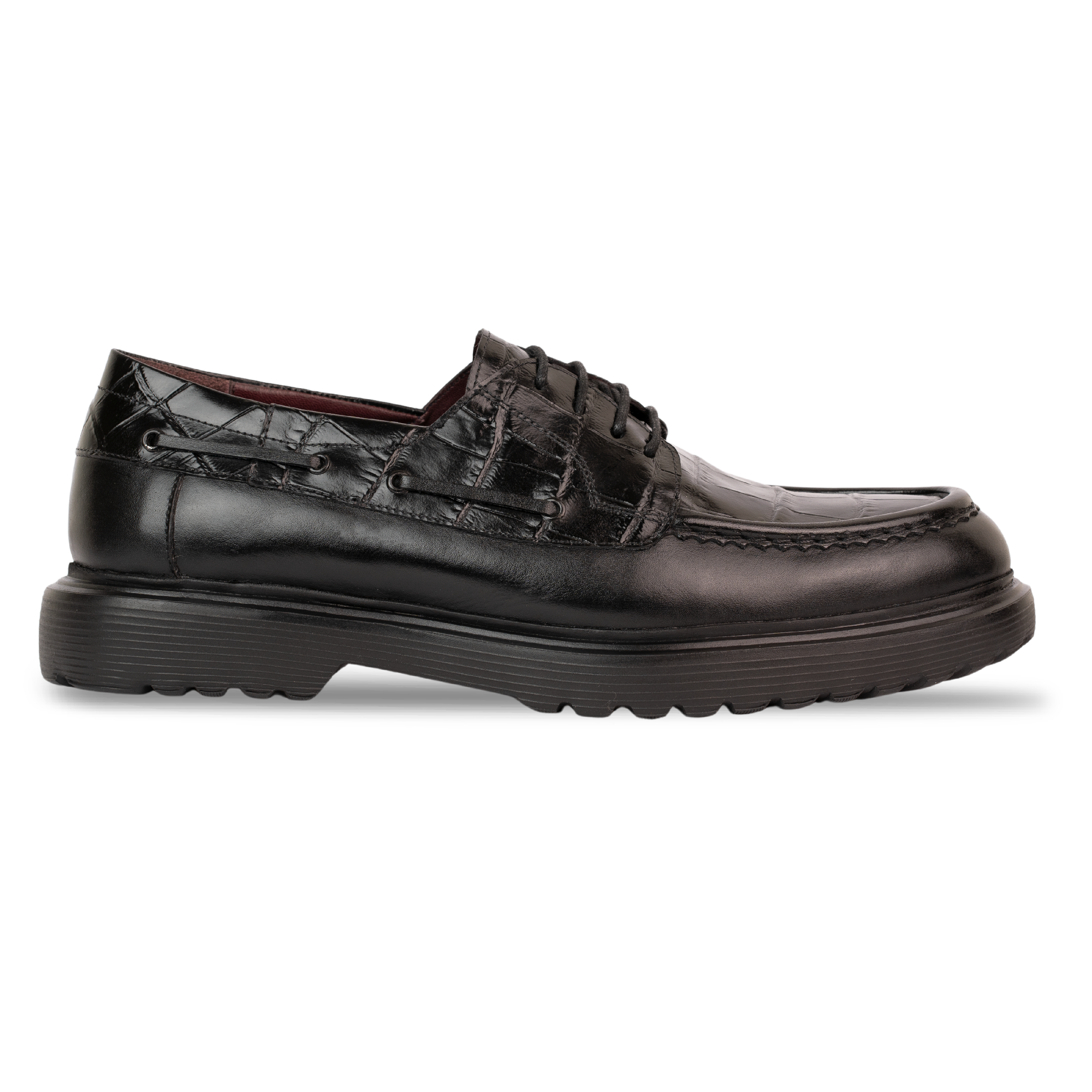 Monarch: Derby Homme - Cuir Noir