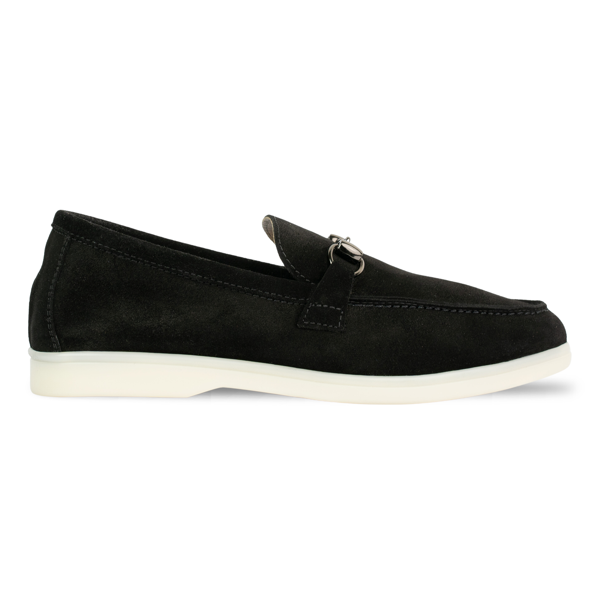 Mila: mocassin Femmes - Daim Noir