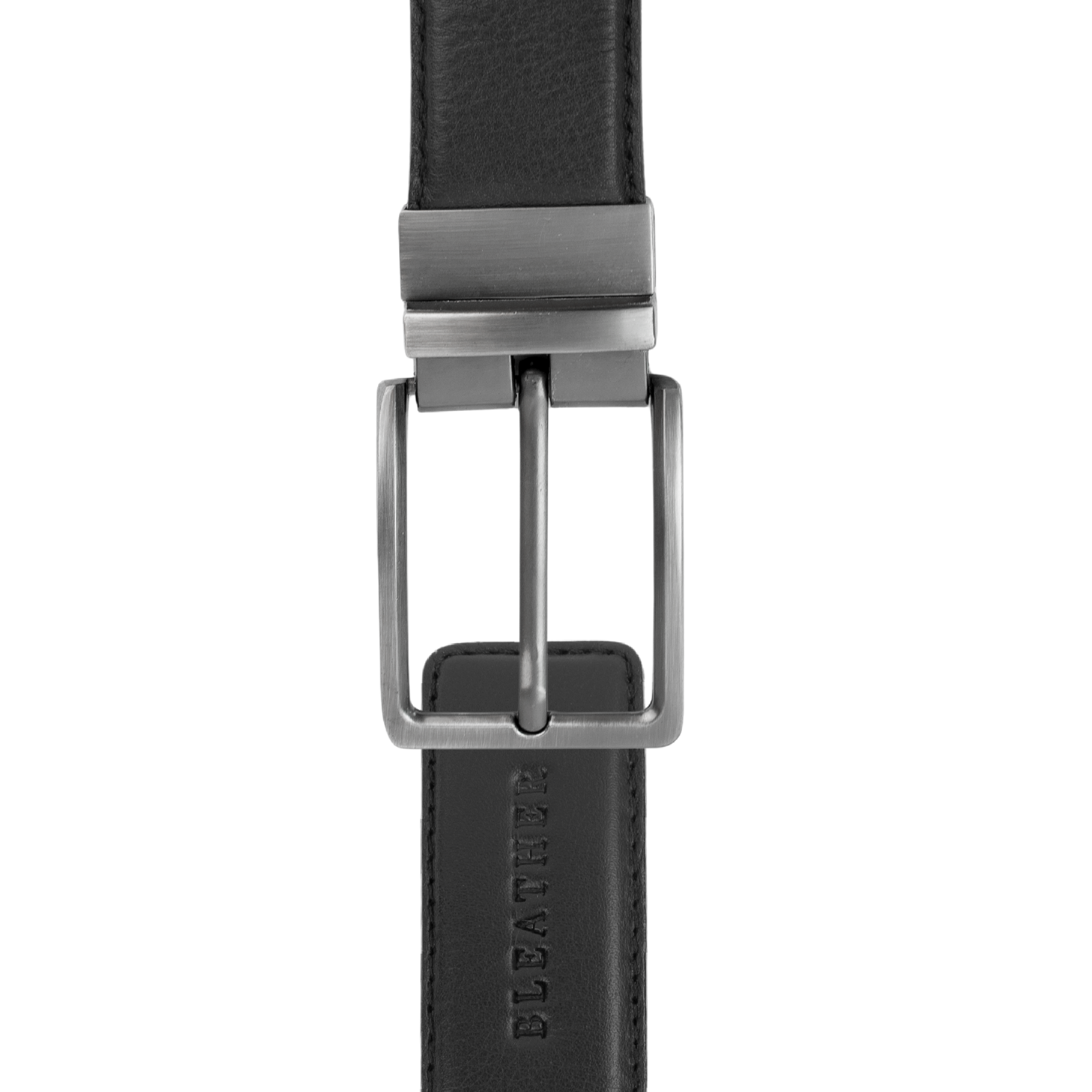 Ceinture: C80 double face Noir/Bleu