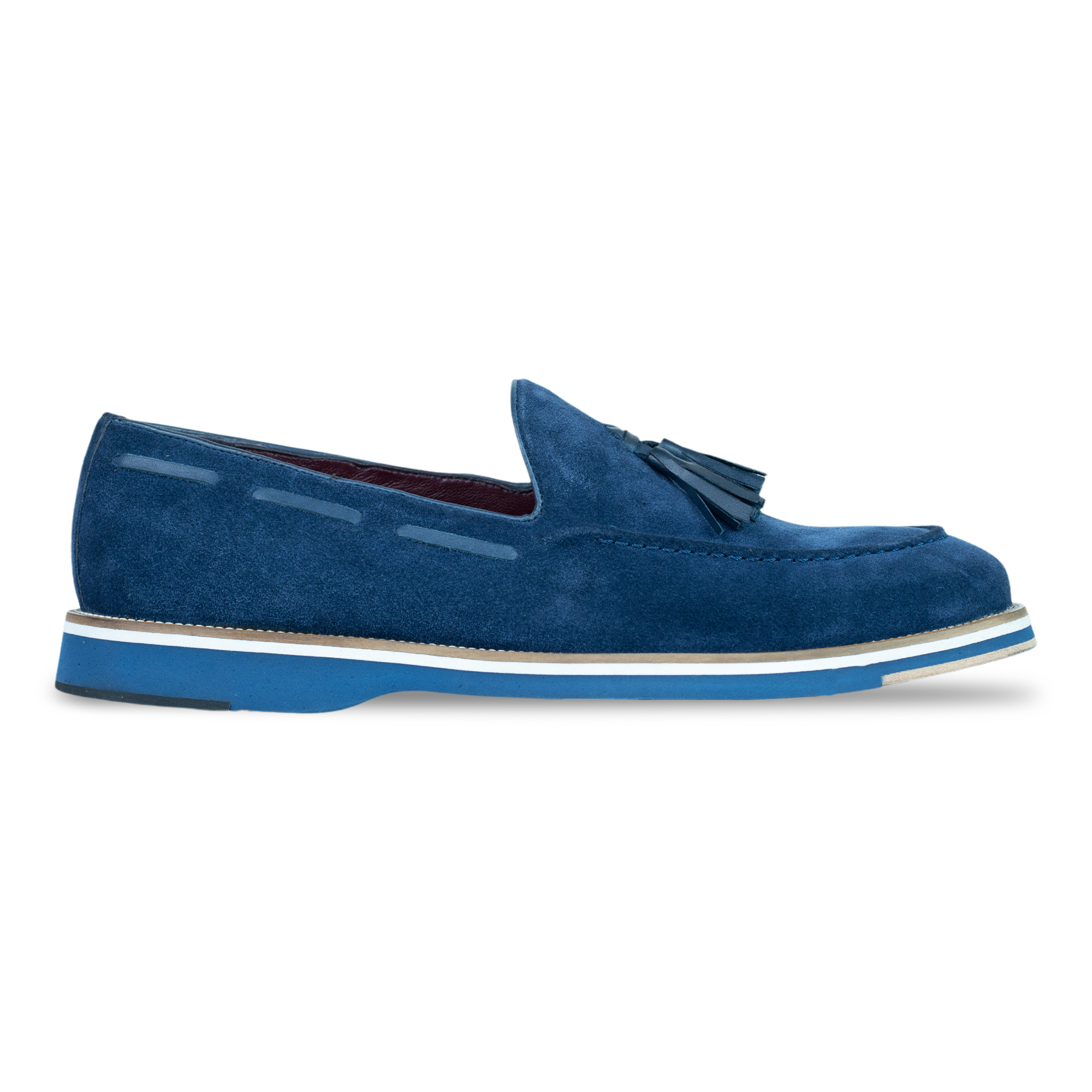 Harris: Mocassin Homme - Daim Bleu