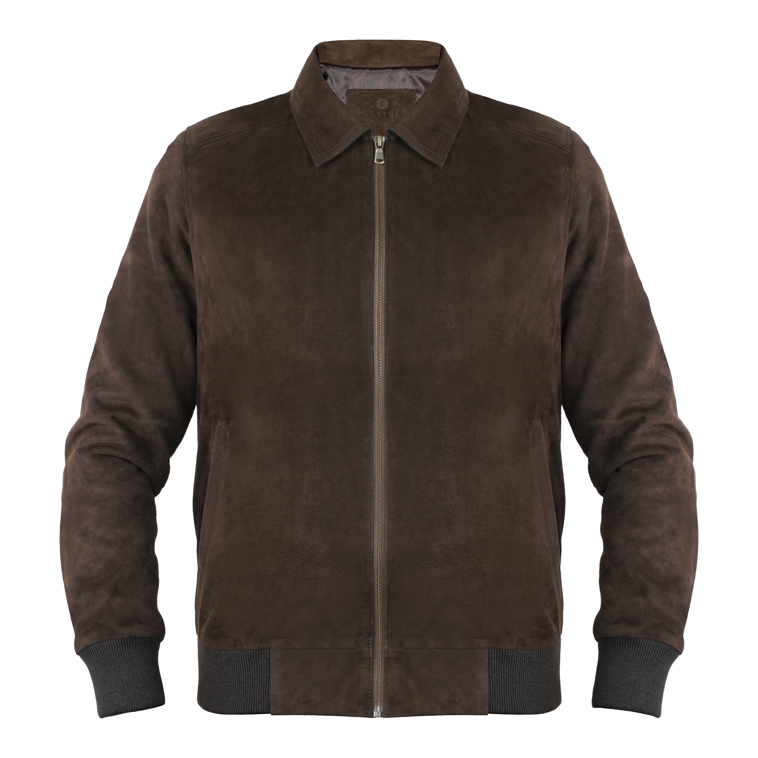 Belmont: Jacket Homme - Daim Marron