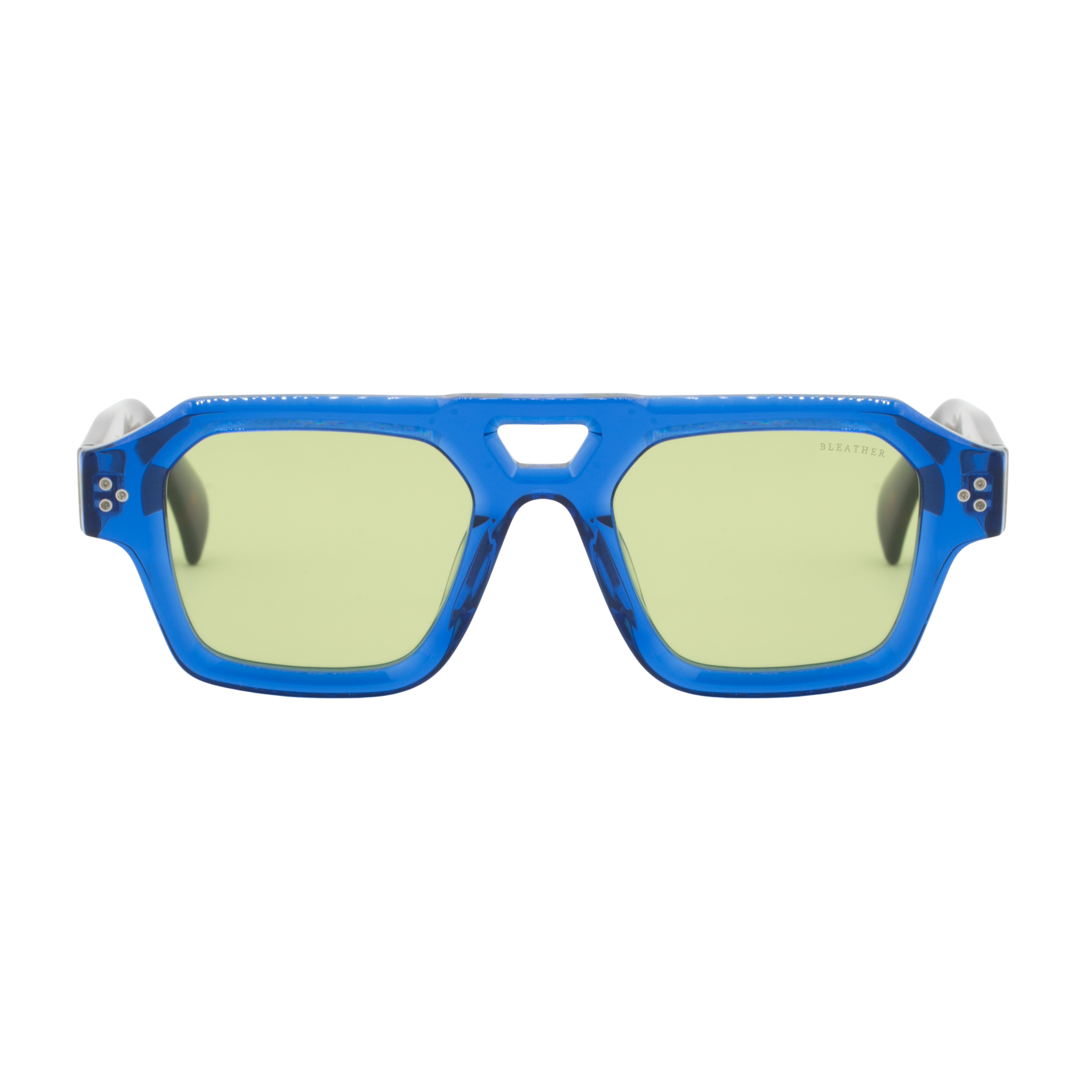 Theo: Lunettes de soleil de luxe Bleu