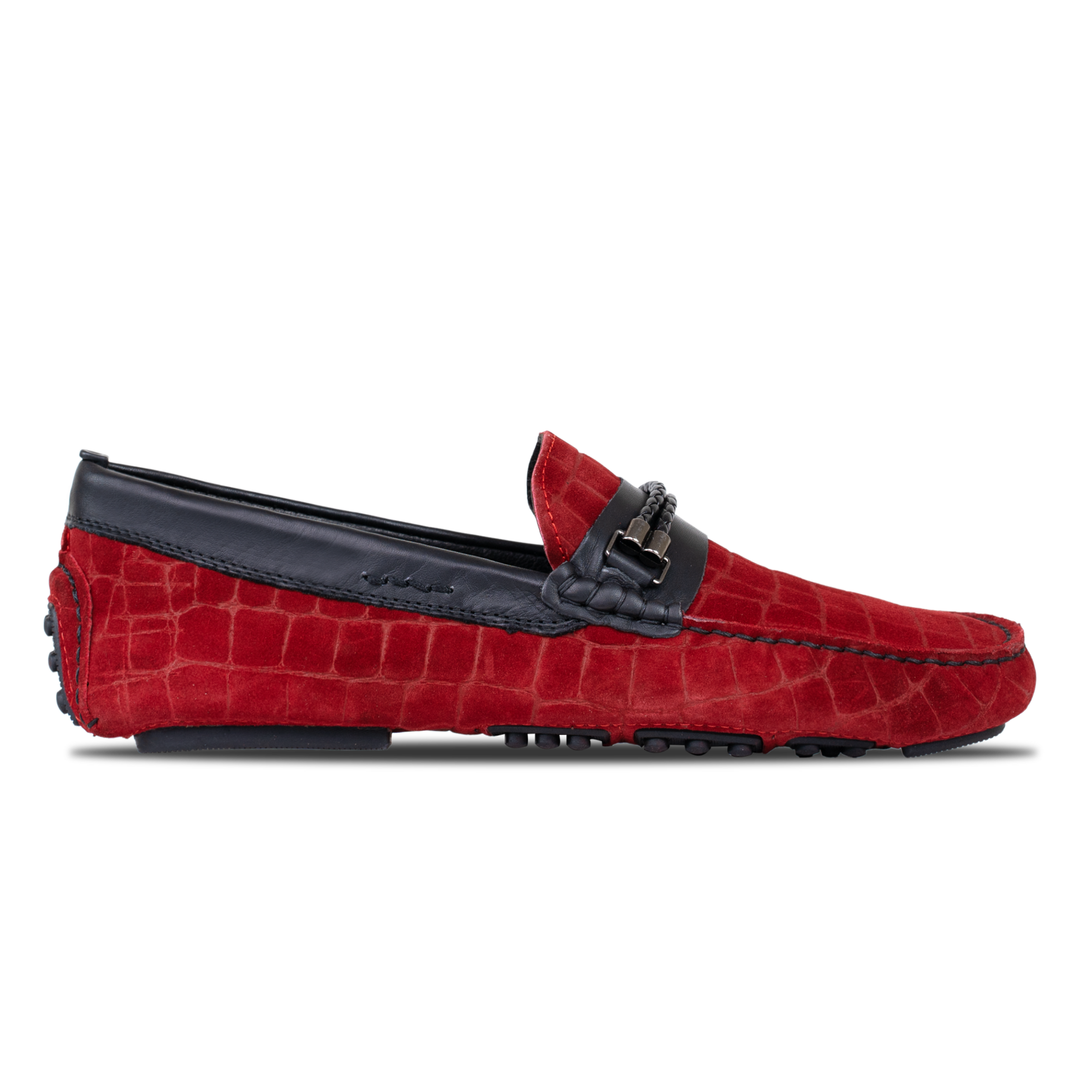 Oscar: Mocassin Homme - Daim Rouge