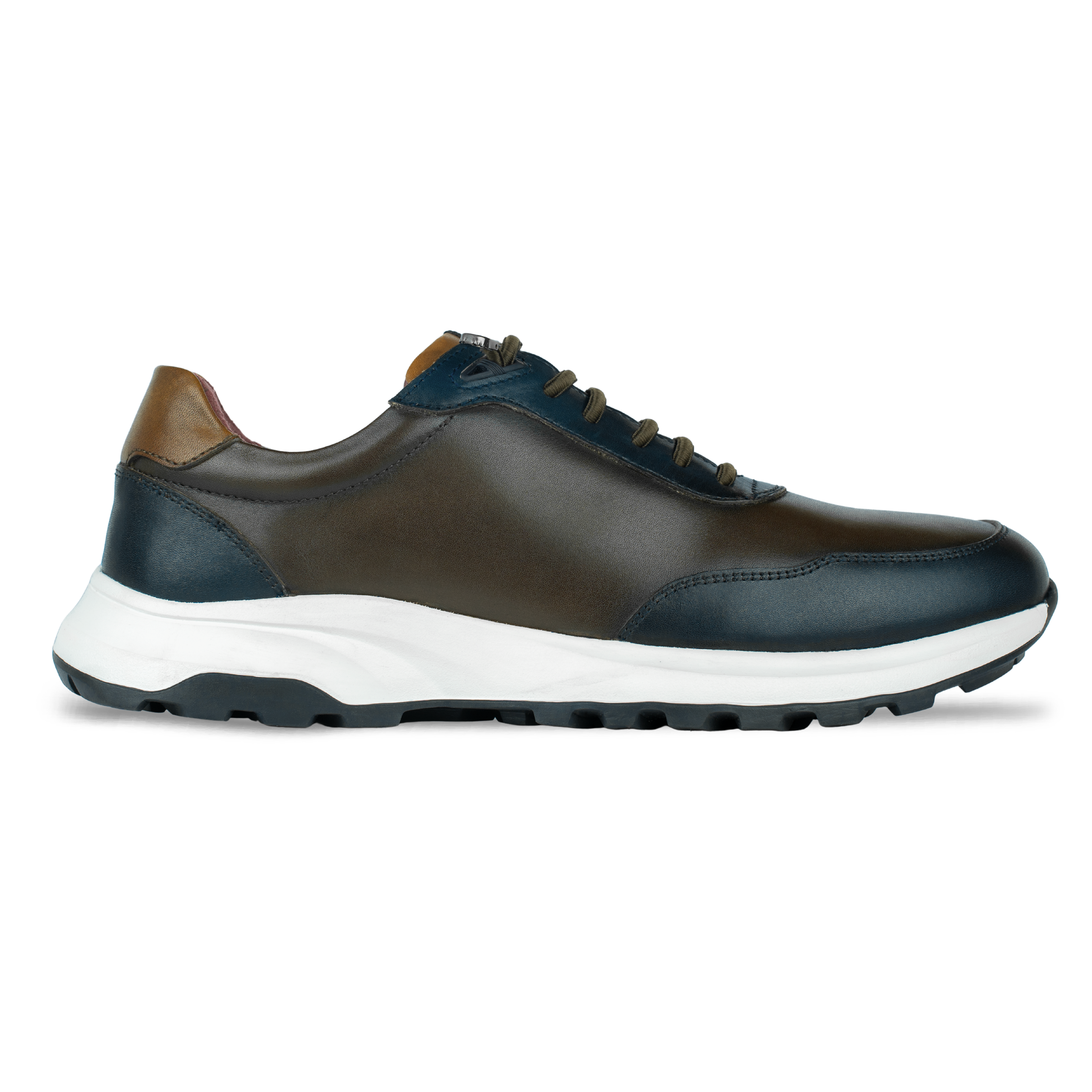 Falkner : Sneakers Homme - Cuir Marron
