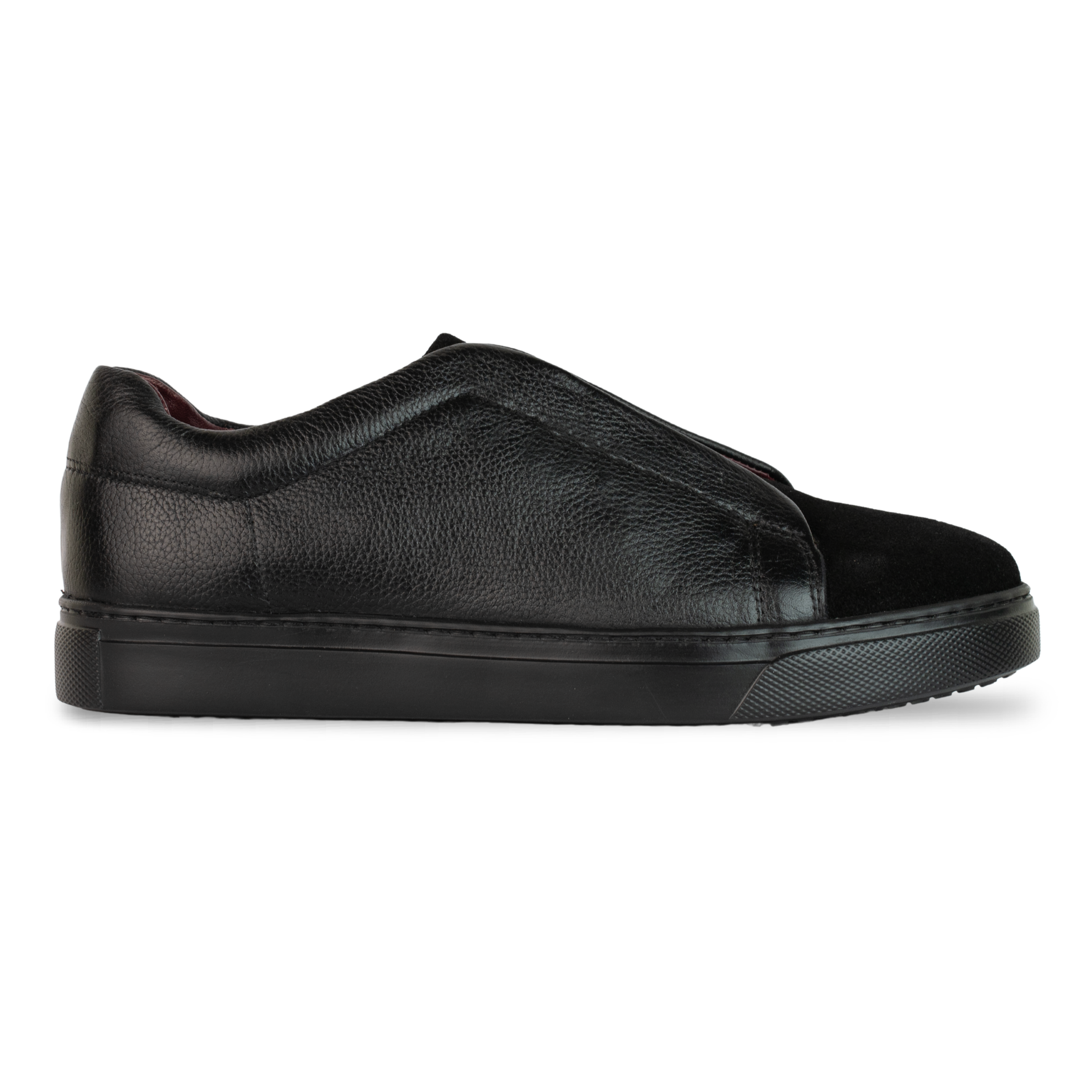 kingsley : Sneakers Homme - Cuir Noir