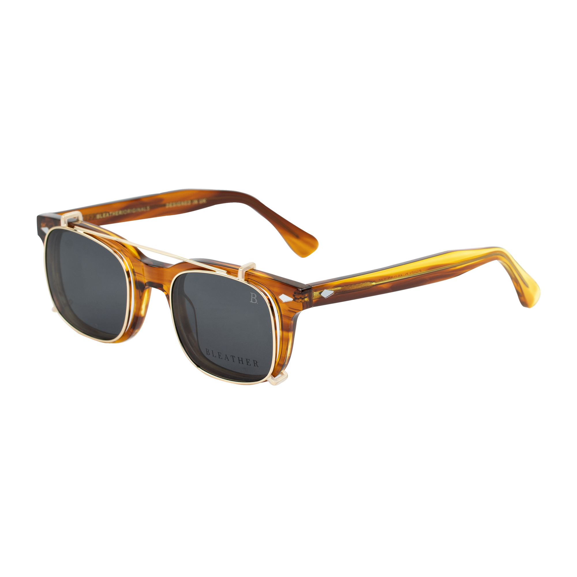 Shield: Lunettes à clips de luxe