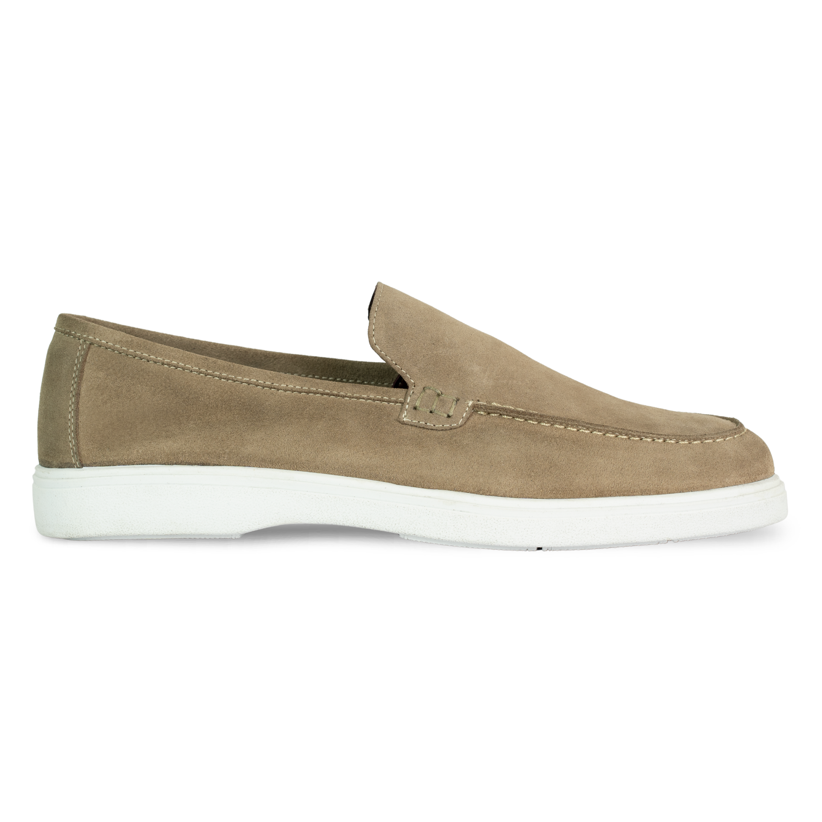 Preston: Mocassin Homme - Daim Beige