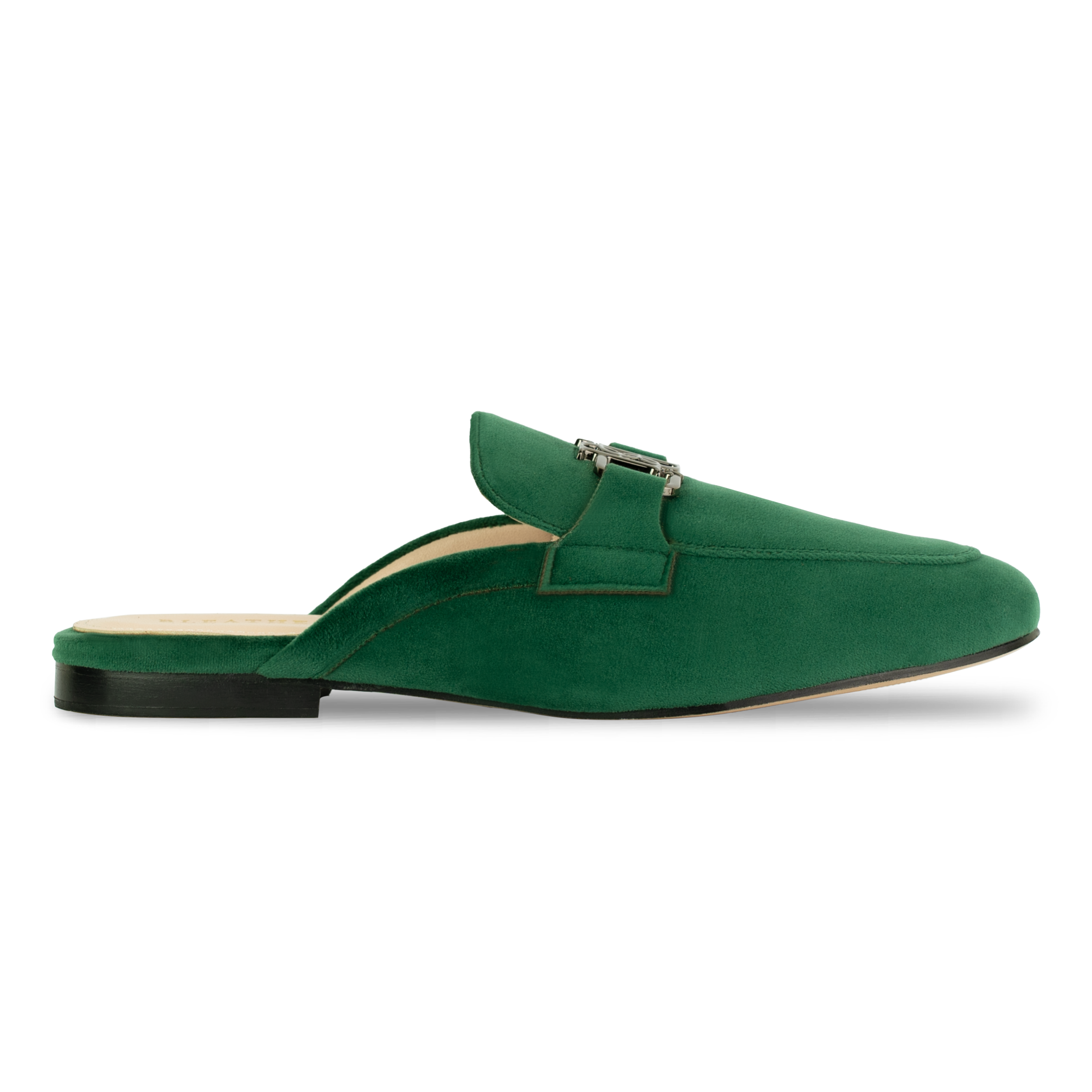Aurora: Mules Femme - Velours Vert