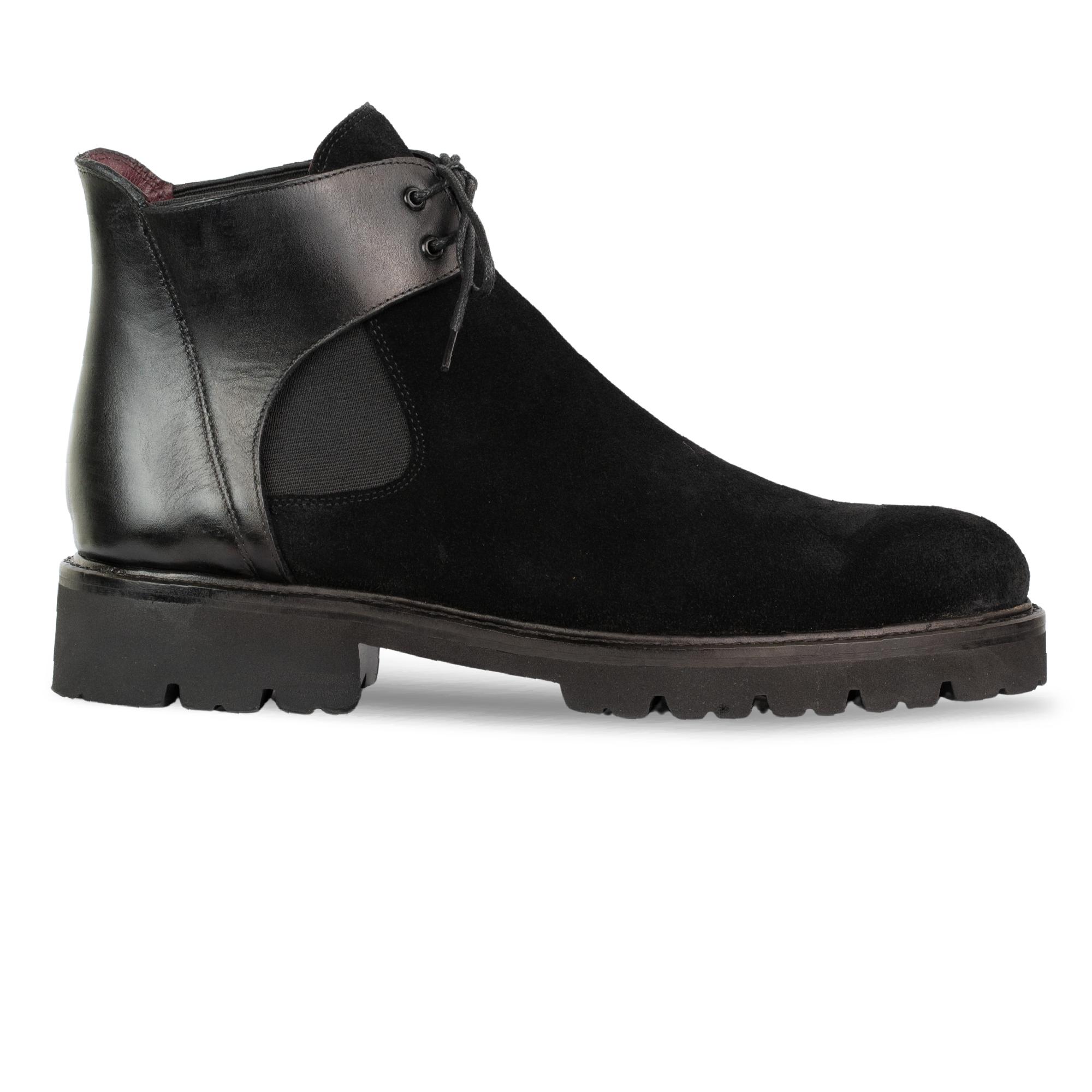 Brayen: Chelsea Boots Homme - Daim Noir