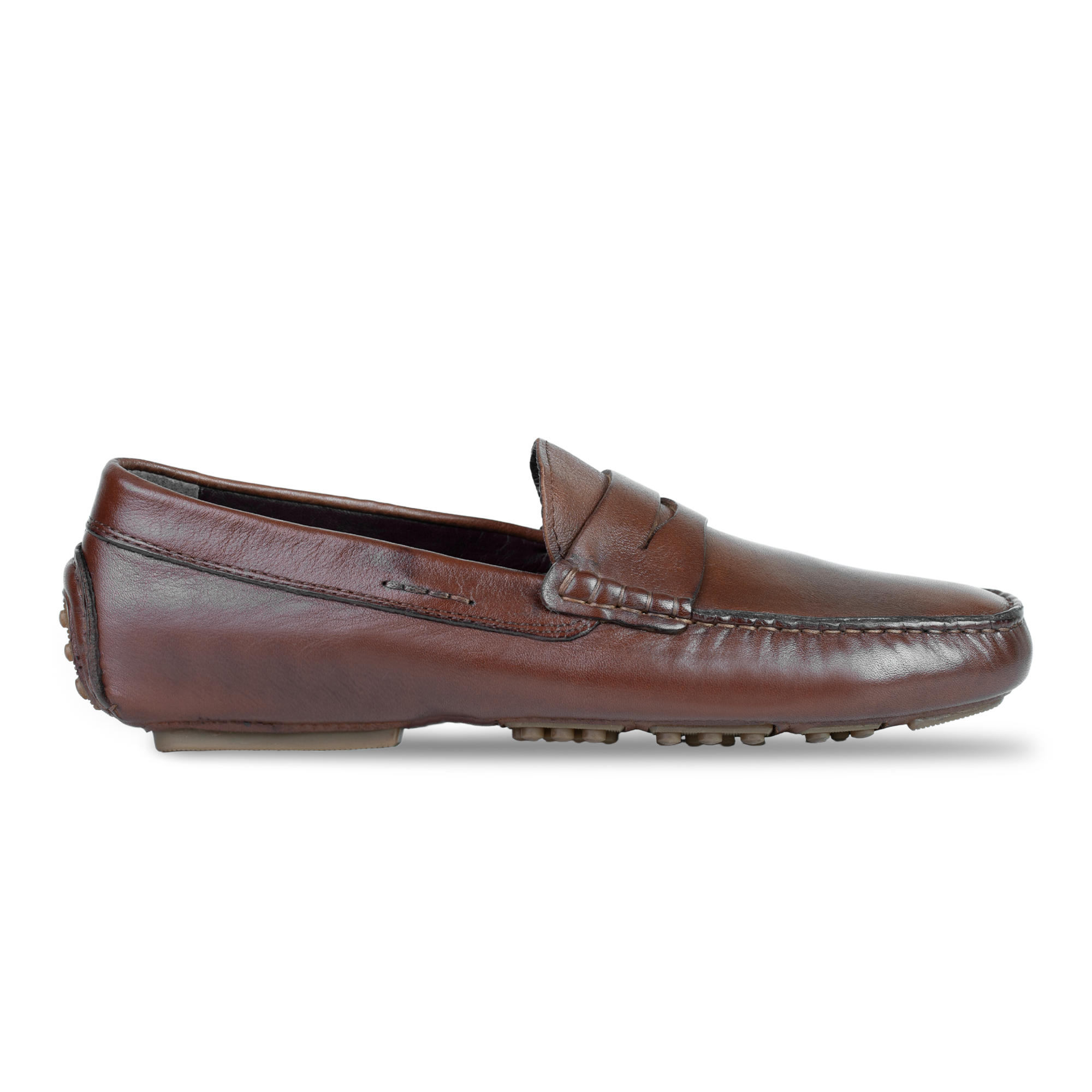 Gary: Mocassin Homme - Cuir Marron