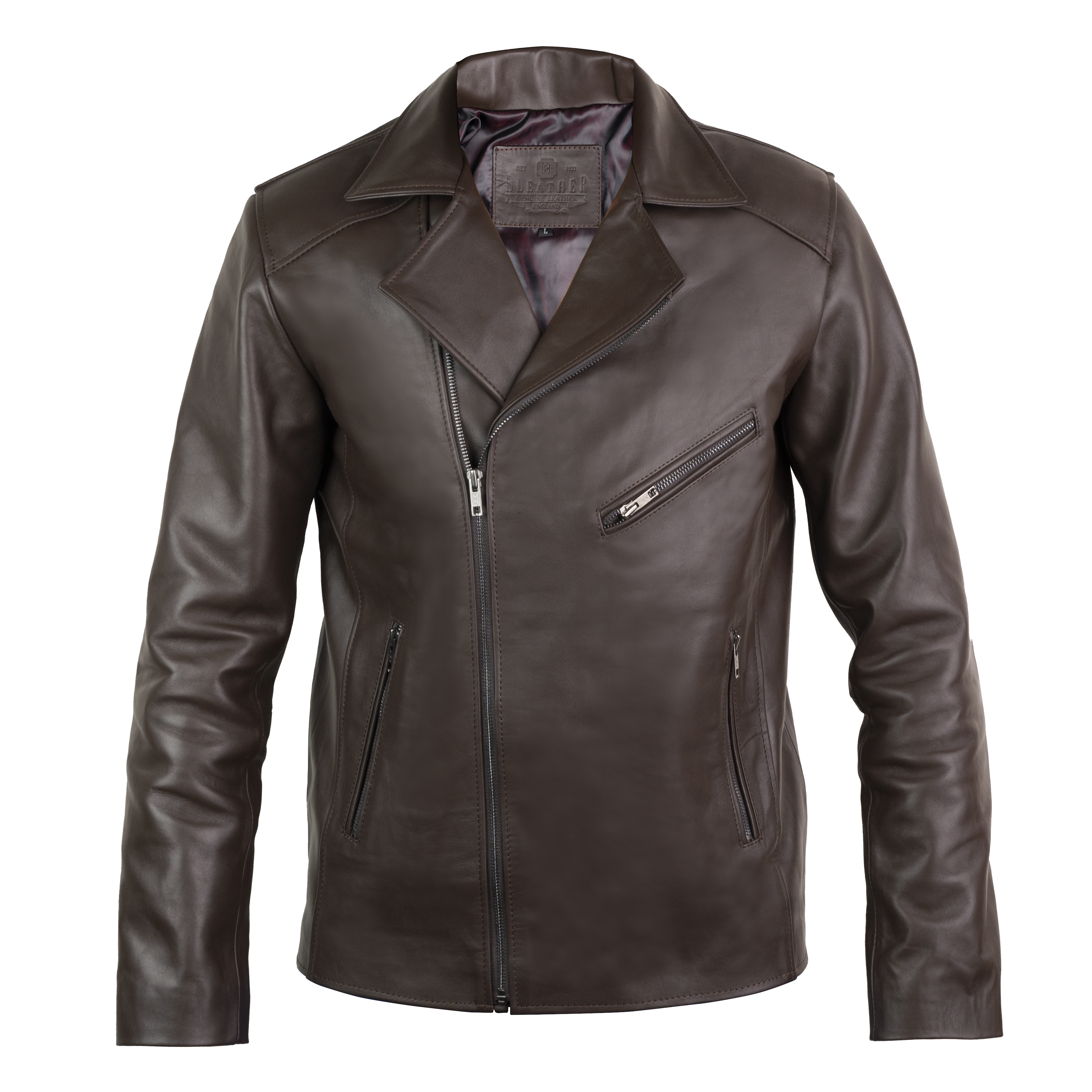 Perfecto: Jacket Hommes - Cuir Marron