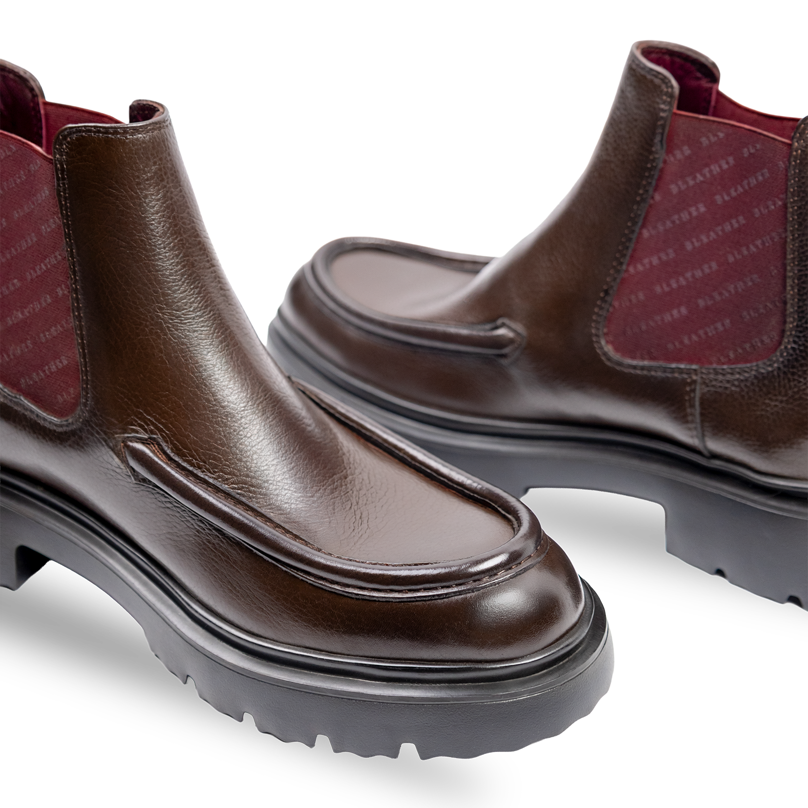 Spencer: Chelsea Boots Homme - Cuir Marron